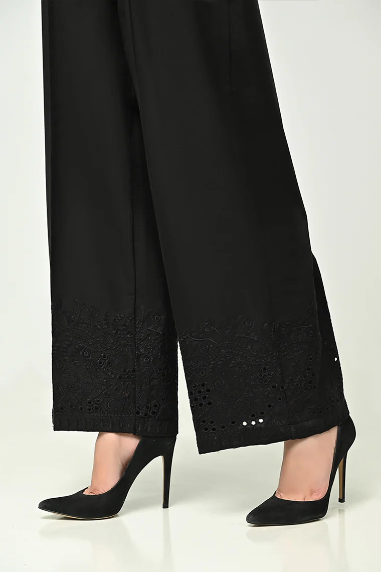 COTTON EMBROIDERED TROUSERS - Image 3