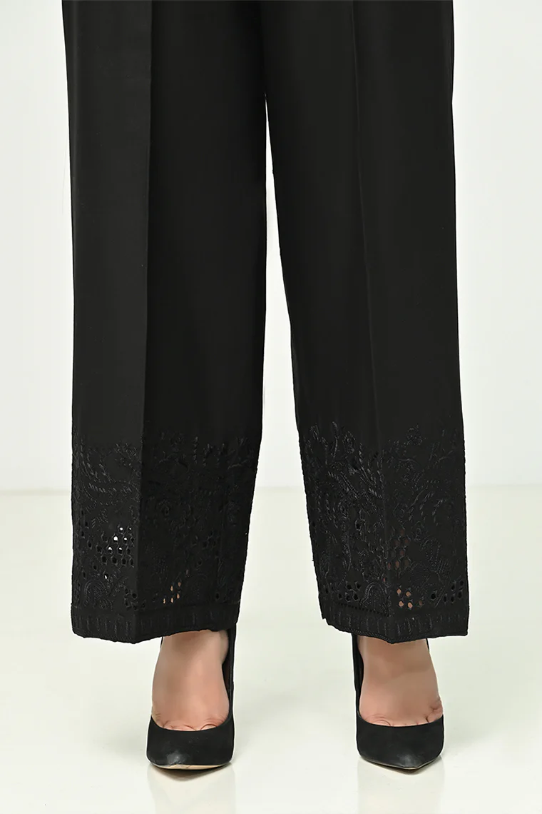 COTTON EMBROIDERED TROUSERS - Image 4