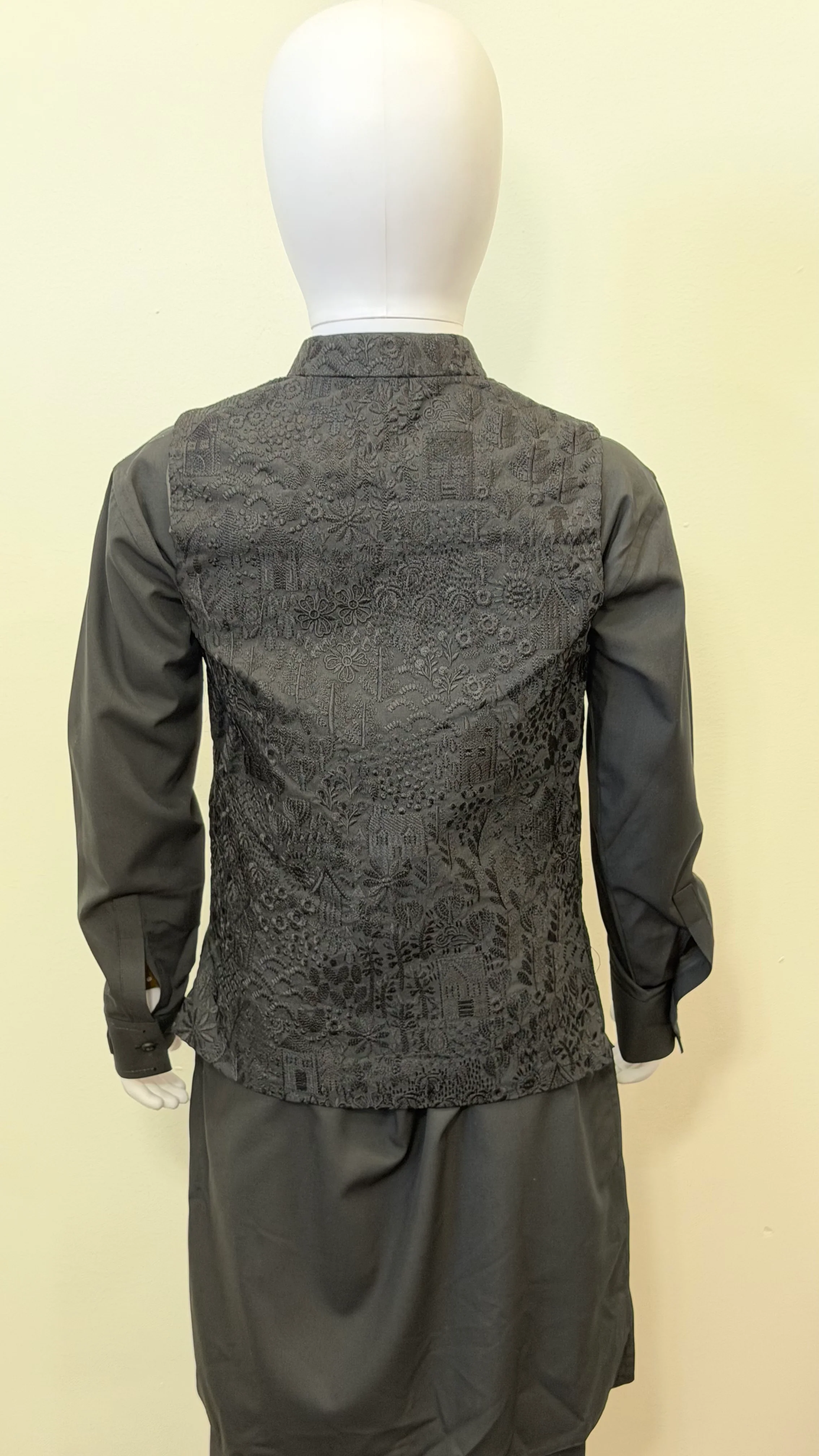 Motif Boys Waistcoat Suit-3404 - Image 4