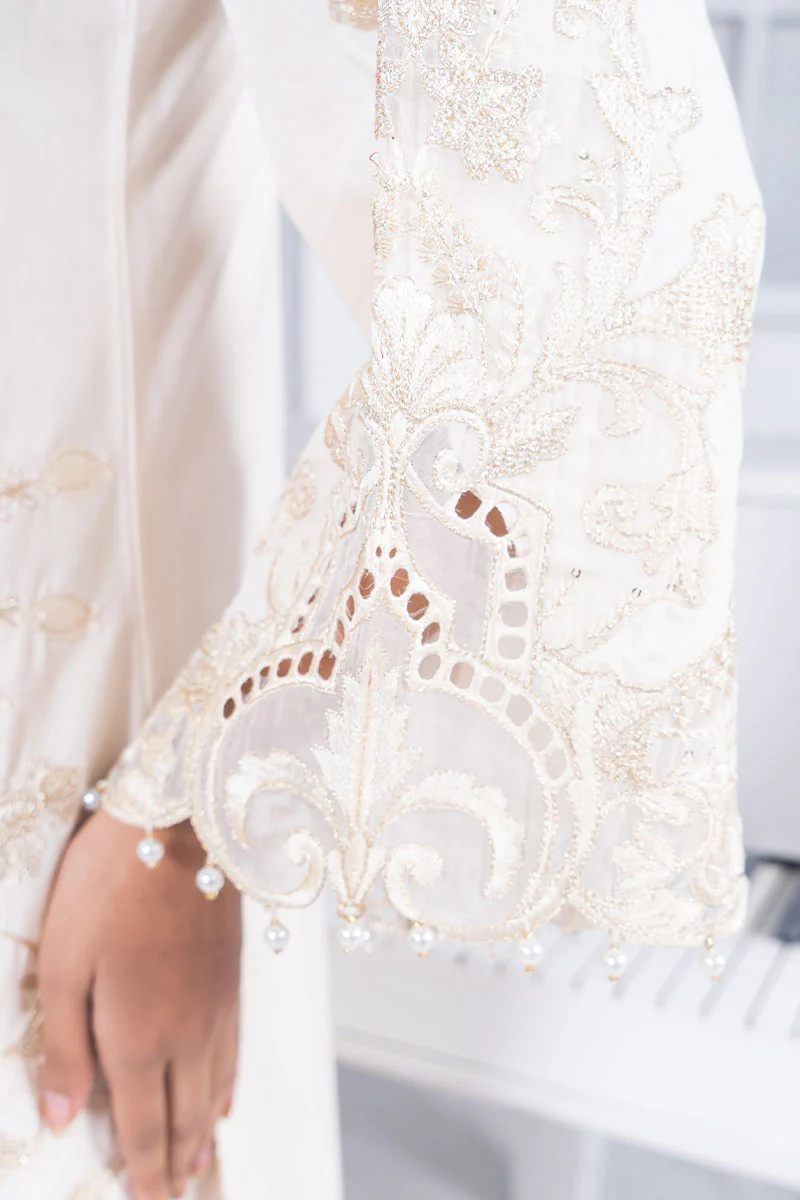 Motif Cambric Embroidered Suit-4034 - Image 3