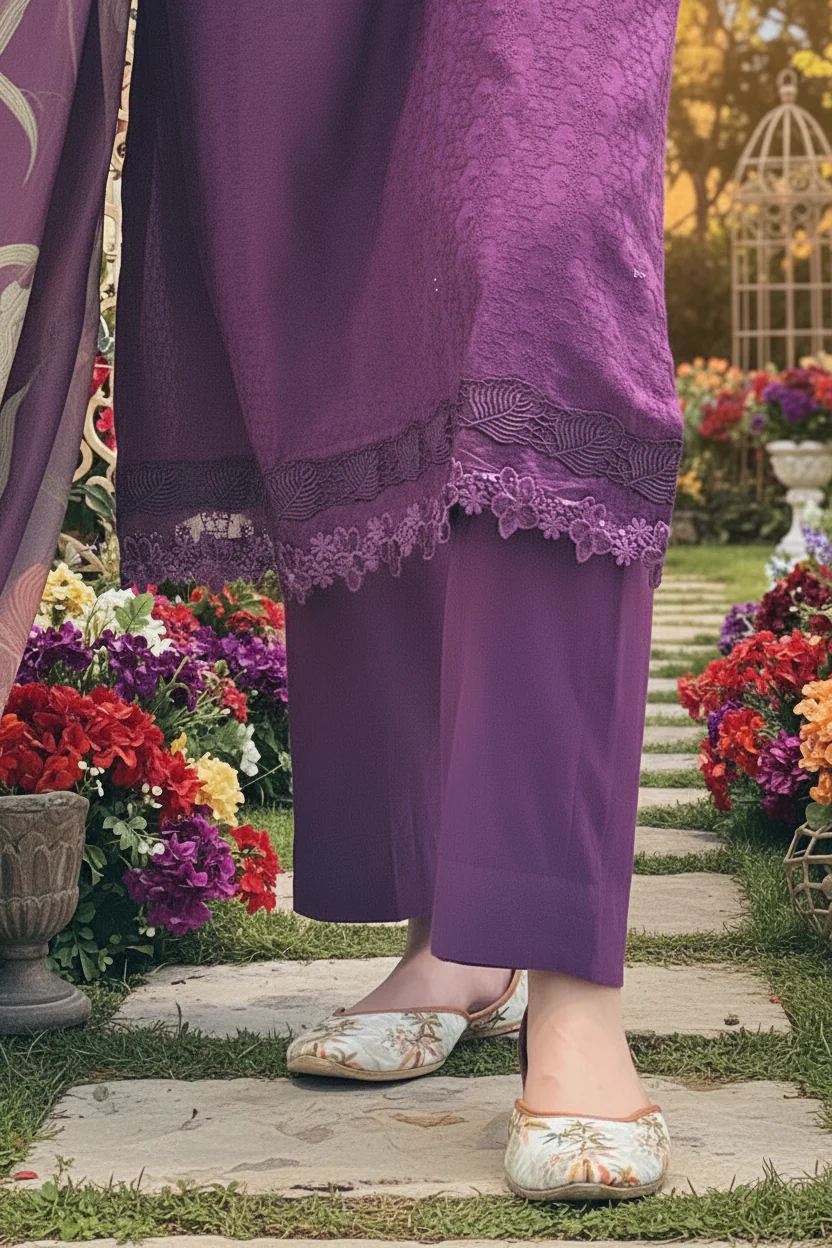 Motif Chikankari Suit-012 - Image 5