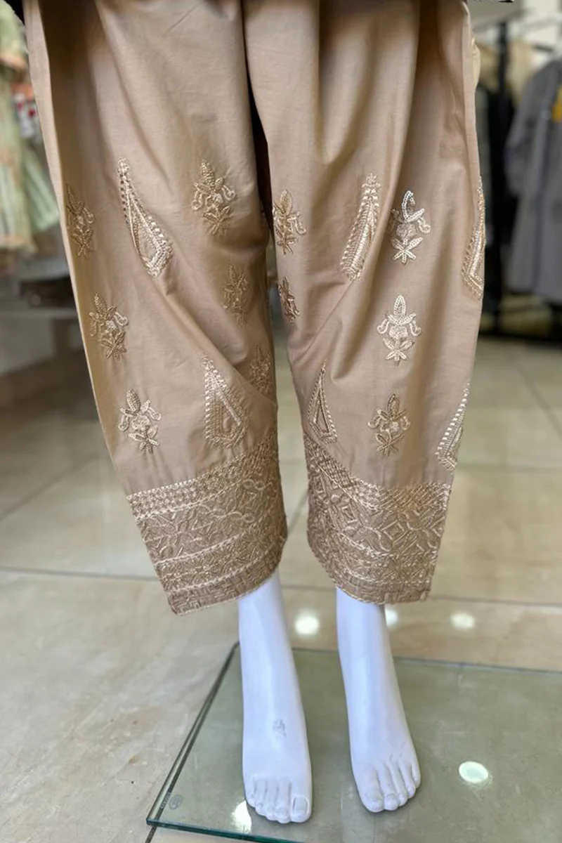 Motif Cotton Embroidered Shalwar - Image 3