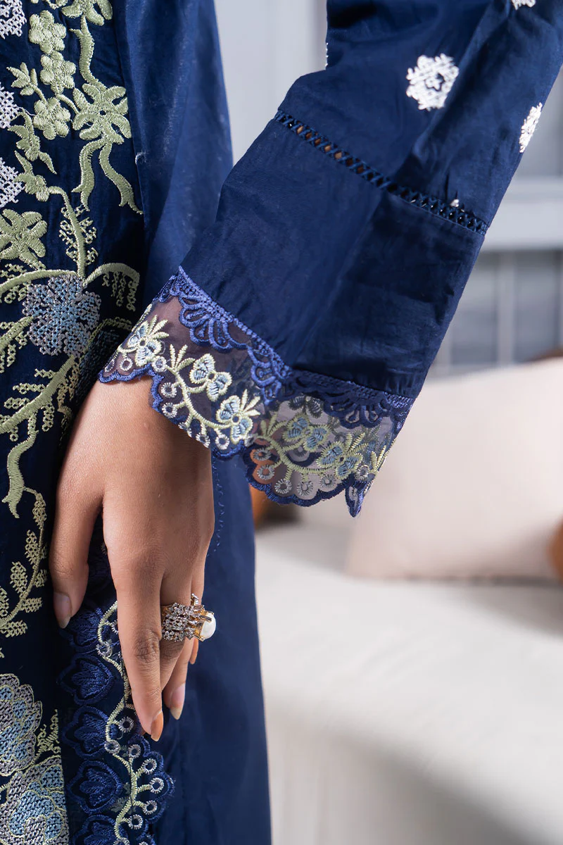 Motif Cotton Embroidered Suit-3737 - Image 6