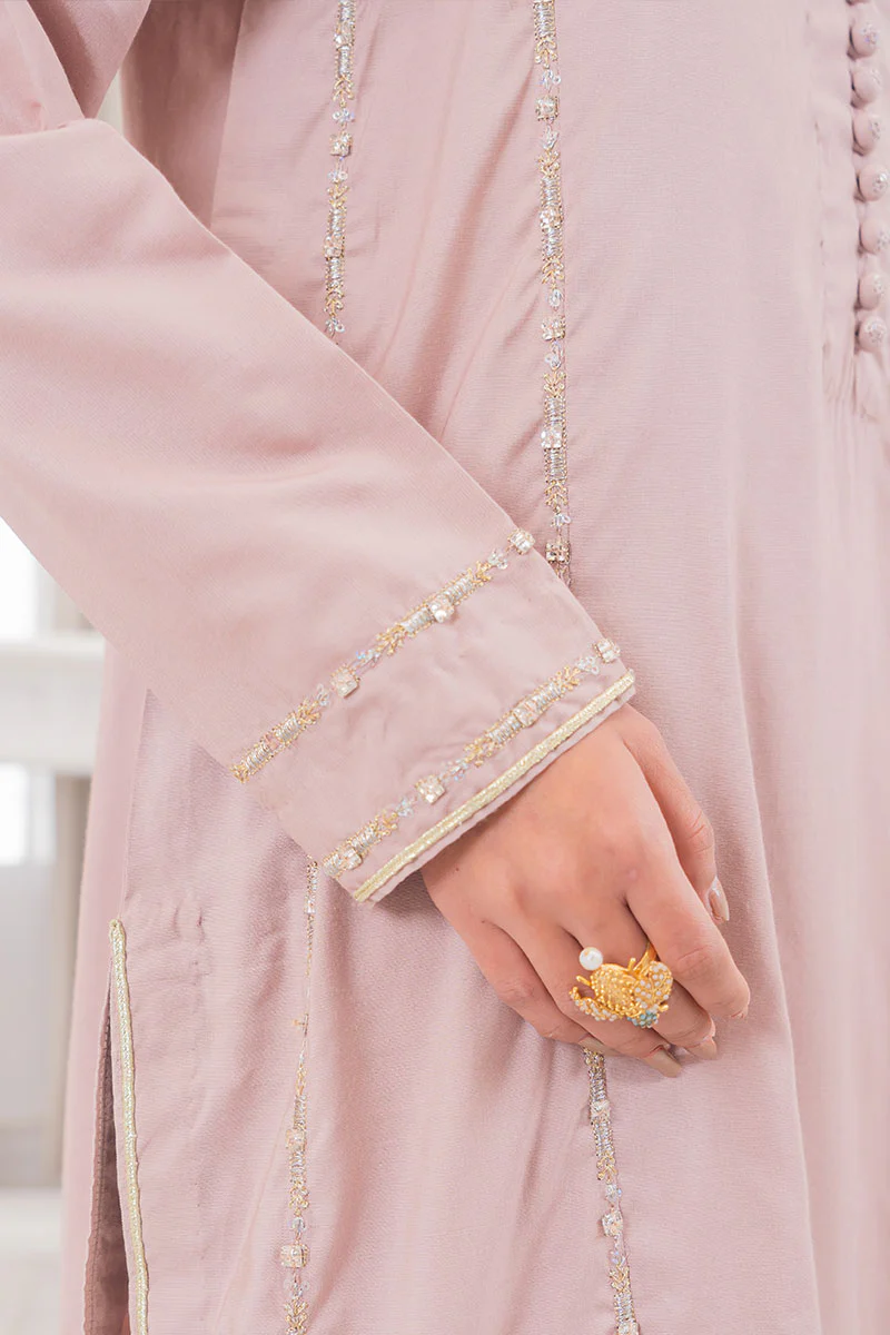 Motif Cotton Silk Embroidered Suit-012 - Image 7