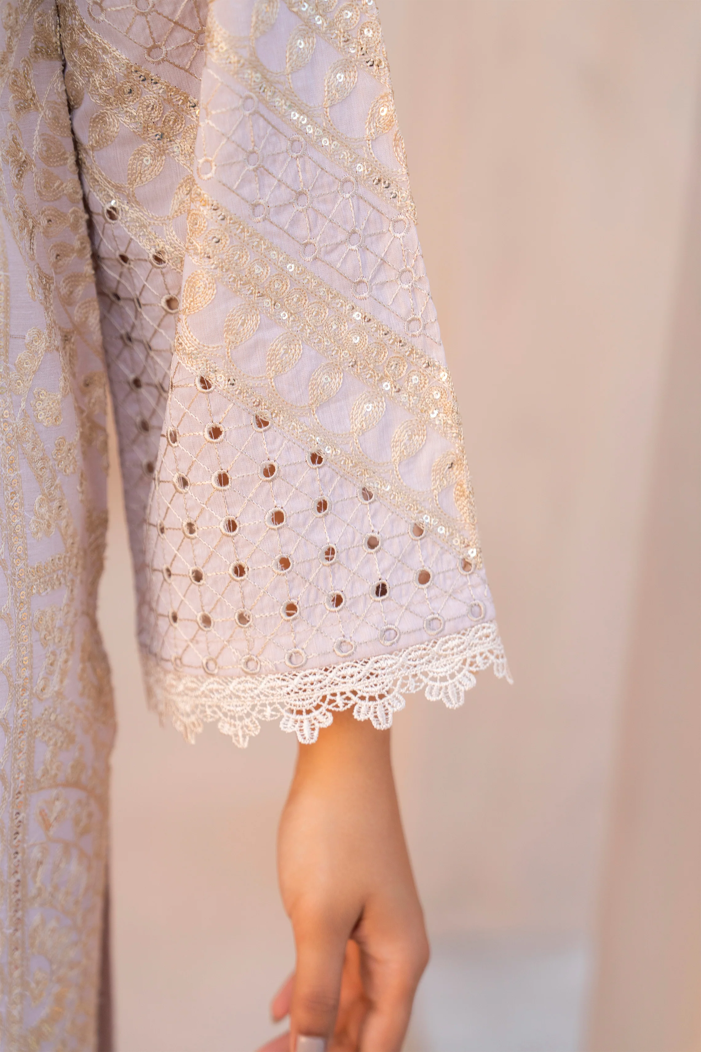 Motif Embroidered Suit-3521 - Image 4