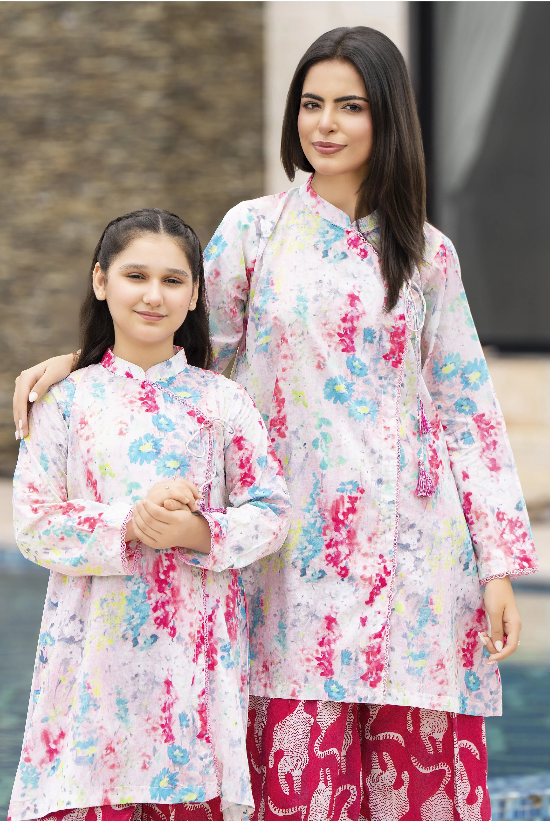 Motif Girls Lawn Printed Co-ord Set-004 - Image 2