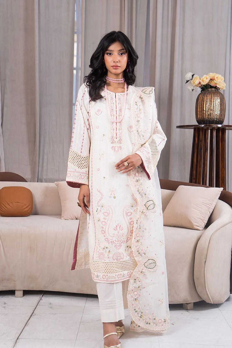 Motif Golden Brosha Embroidered Suit-012 - Image 2