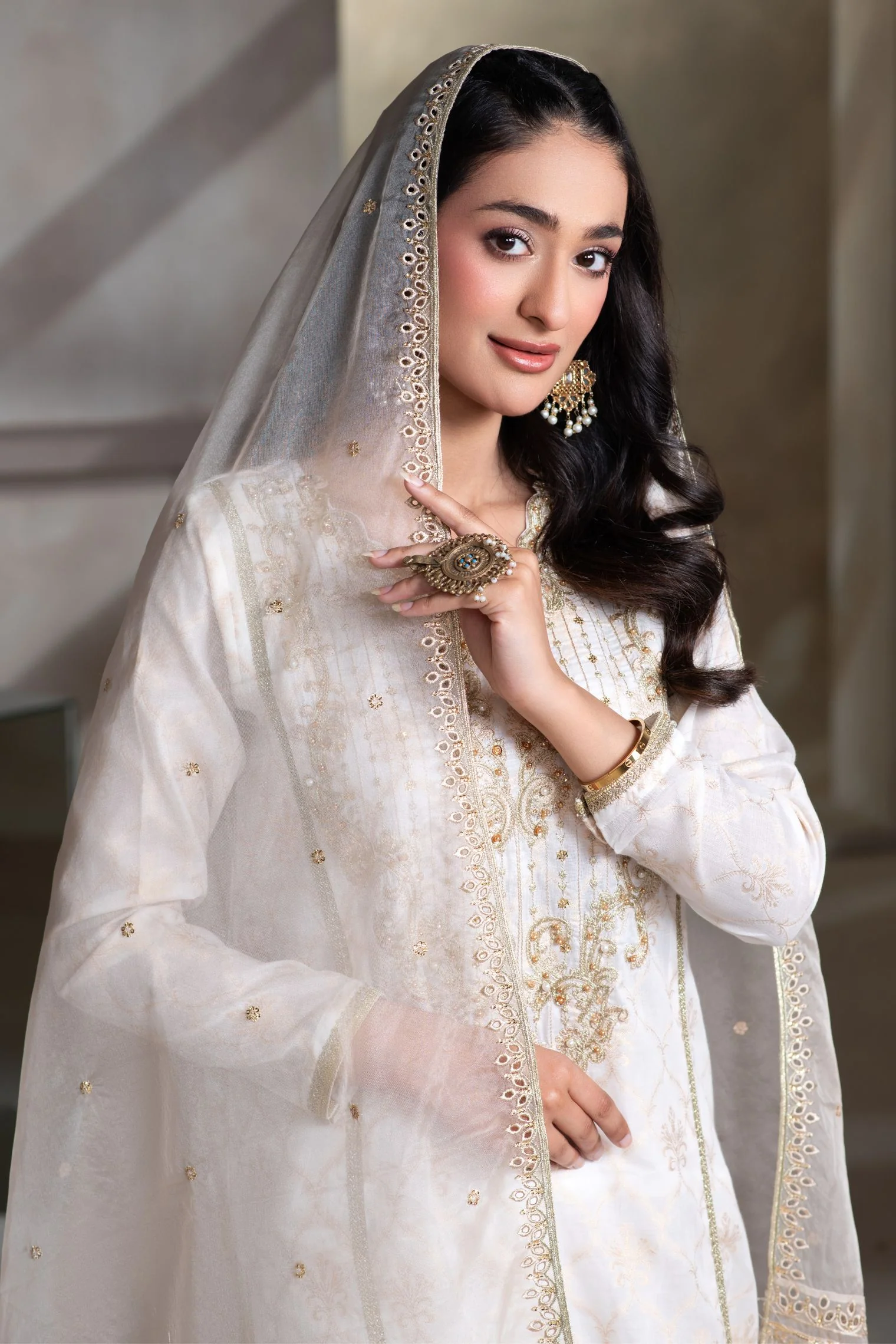 Motif Jacquard Embroidered Suit-226 - Image 7
