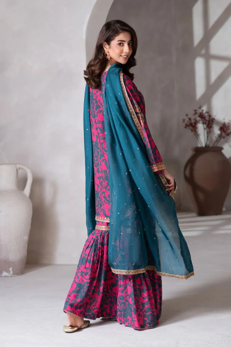 Motif Karandi Embroidered Suit-057 - Image 3