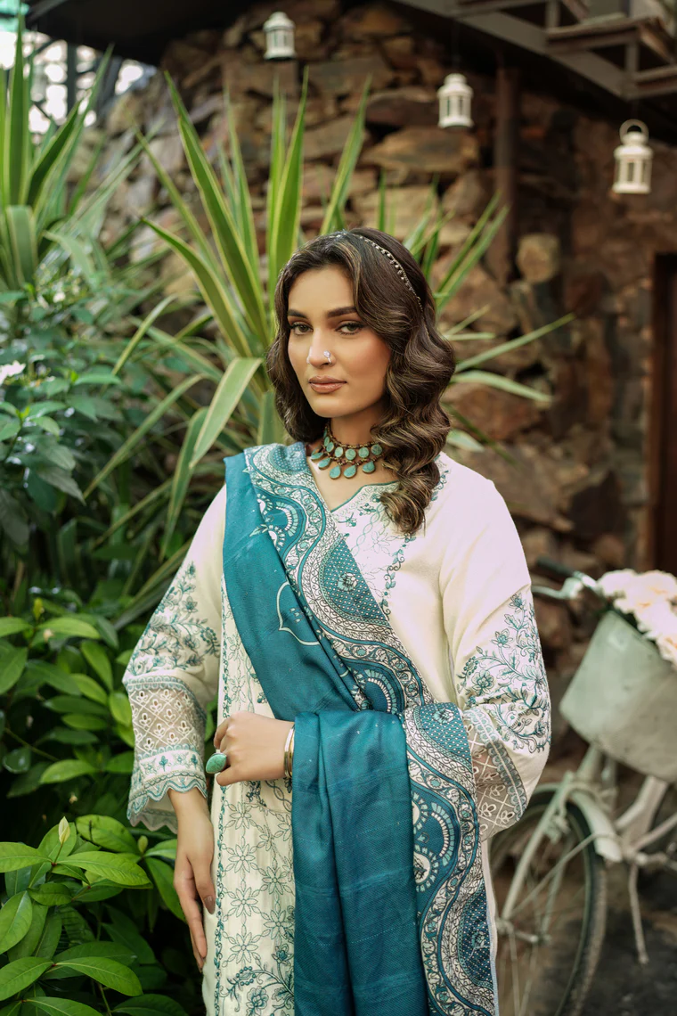 Motif Karandi Embroidered Suit-178 - Image 3