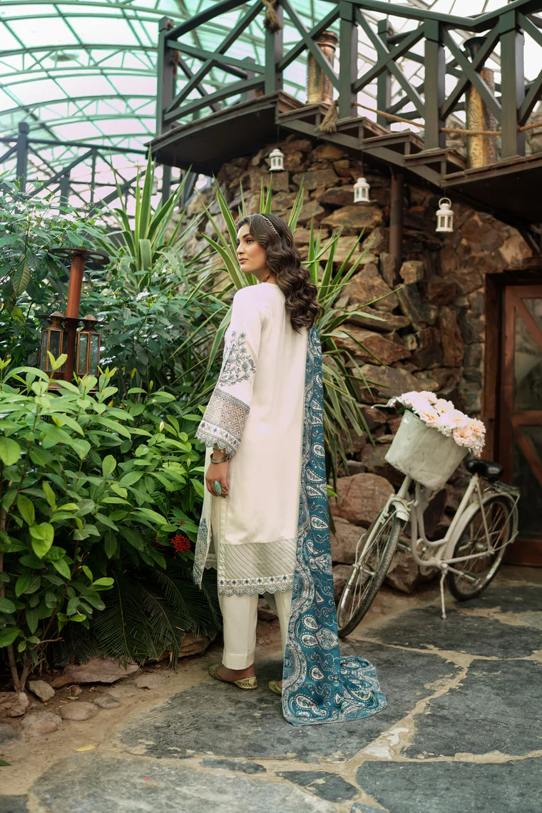 Motif Karandi Embroidered Suit-178 - Image 4