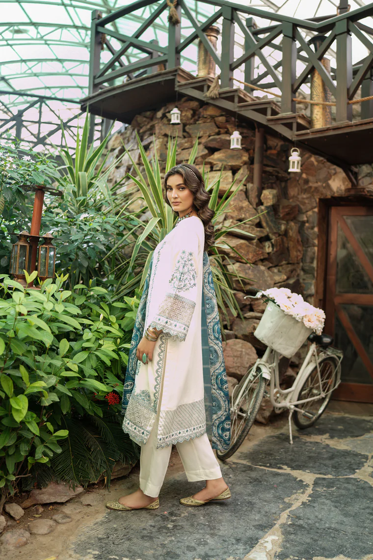 Motif Karandi Embroidered Suit-178 - Image 5