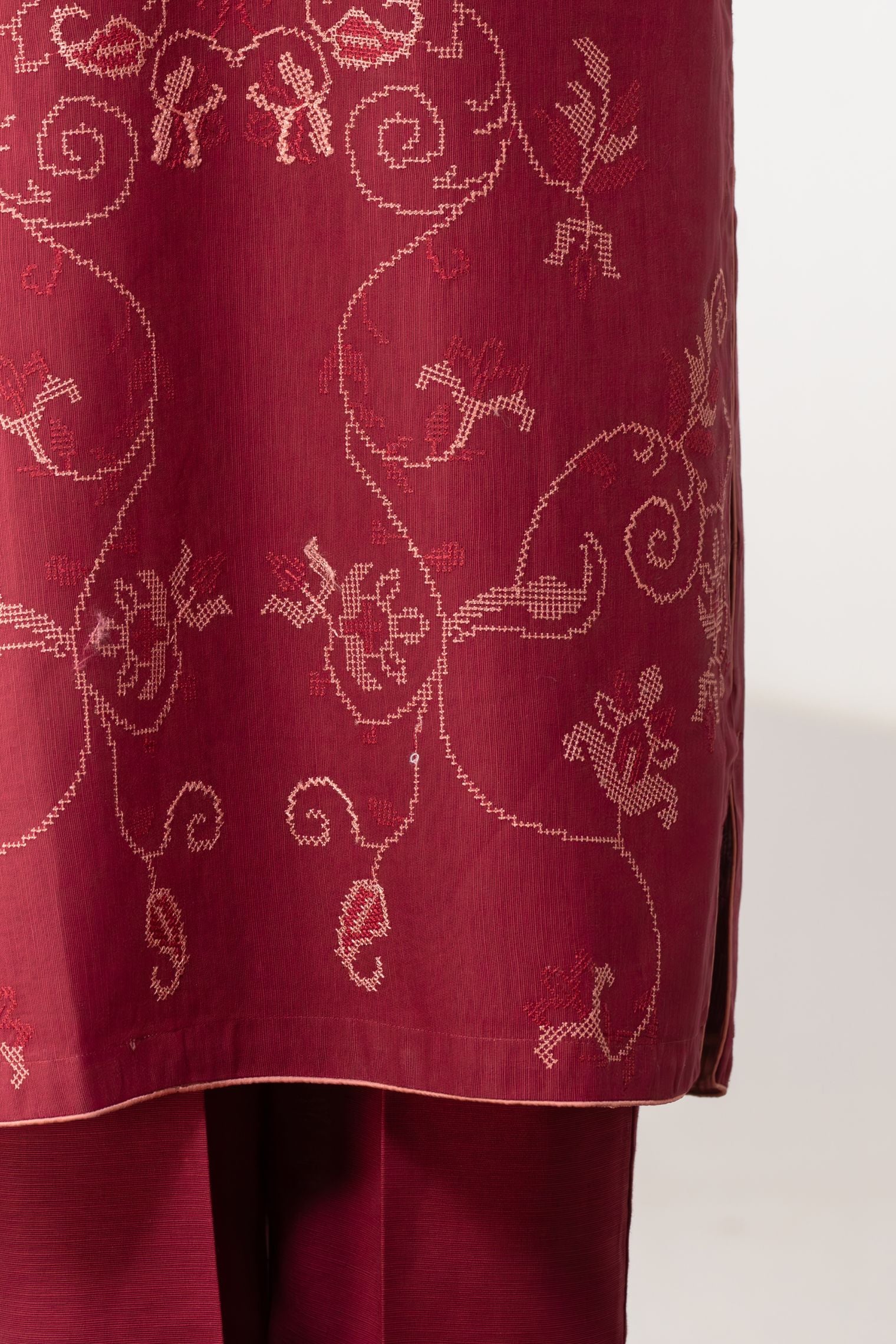 MOTIF KHADDAR EMBROIDERED SUIT-078 - Image 8