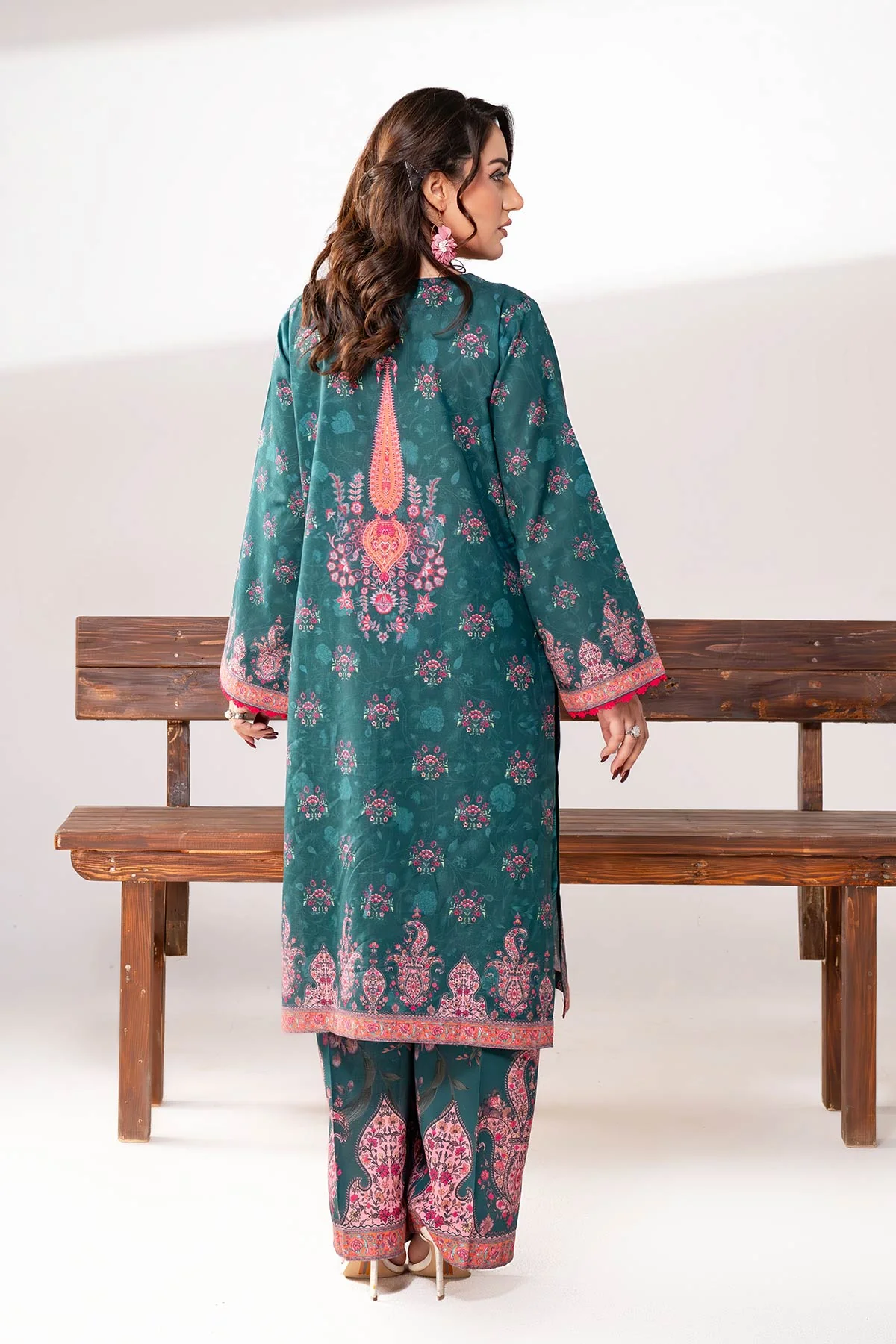 MOTIF KHADDAR PRINTED SUIT-010 - Image 9