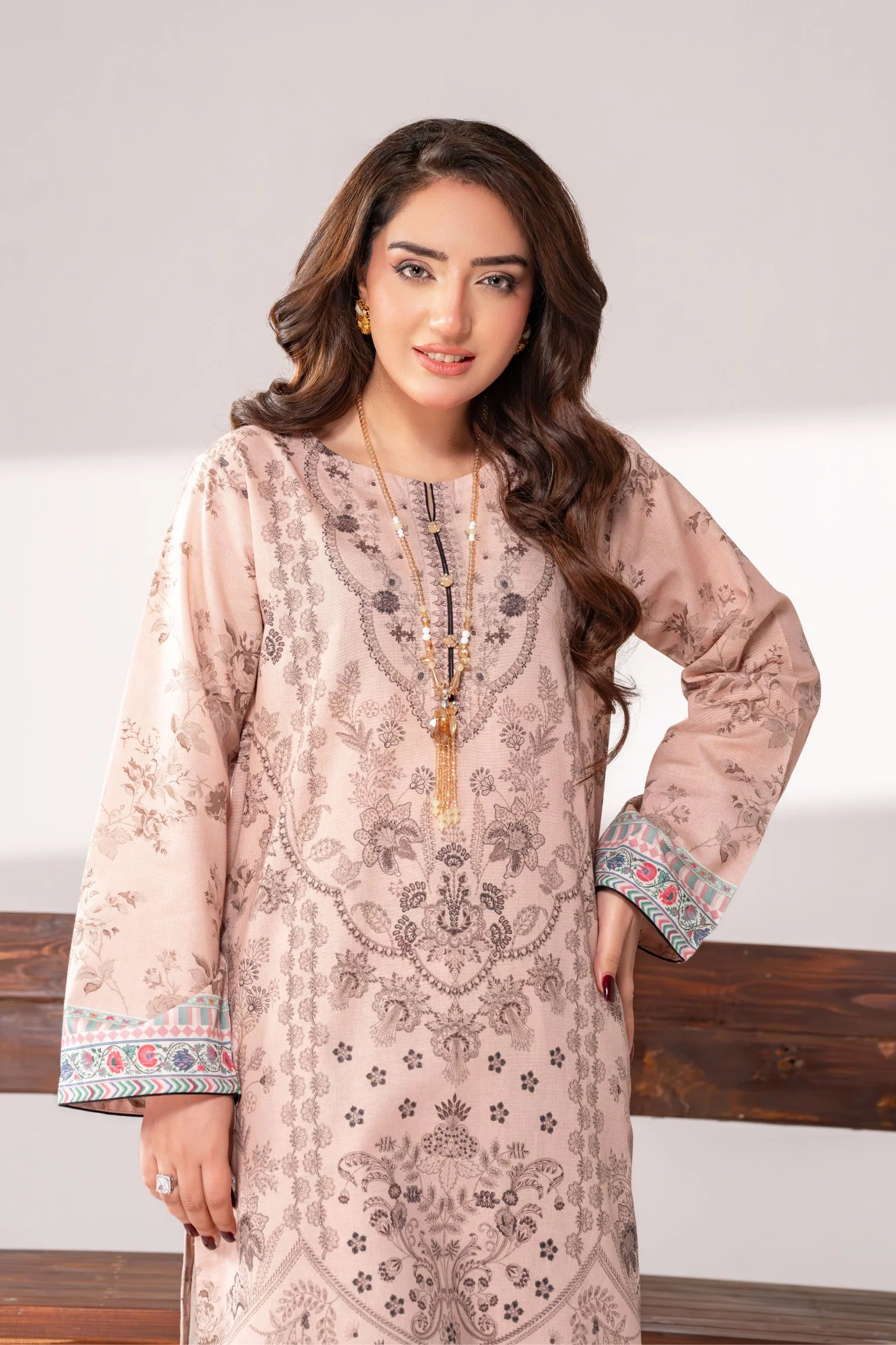 MOTIF KHADDAR PRINTED SUIT-011 - Image 7
