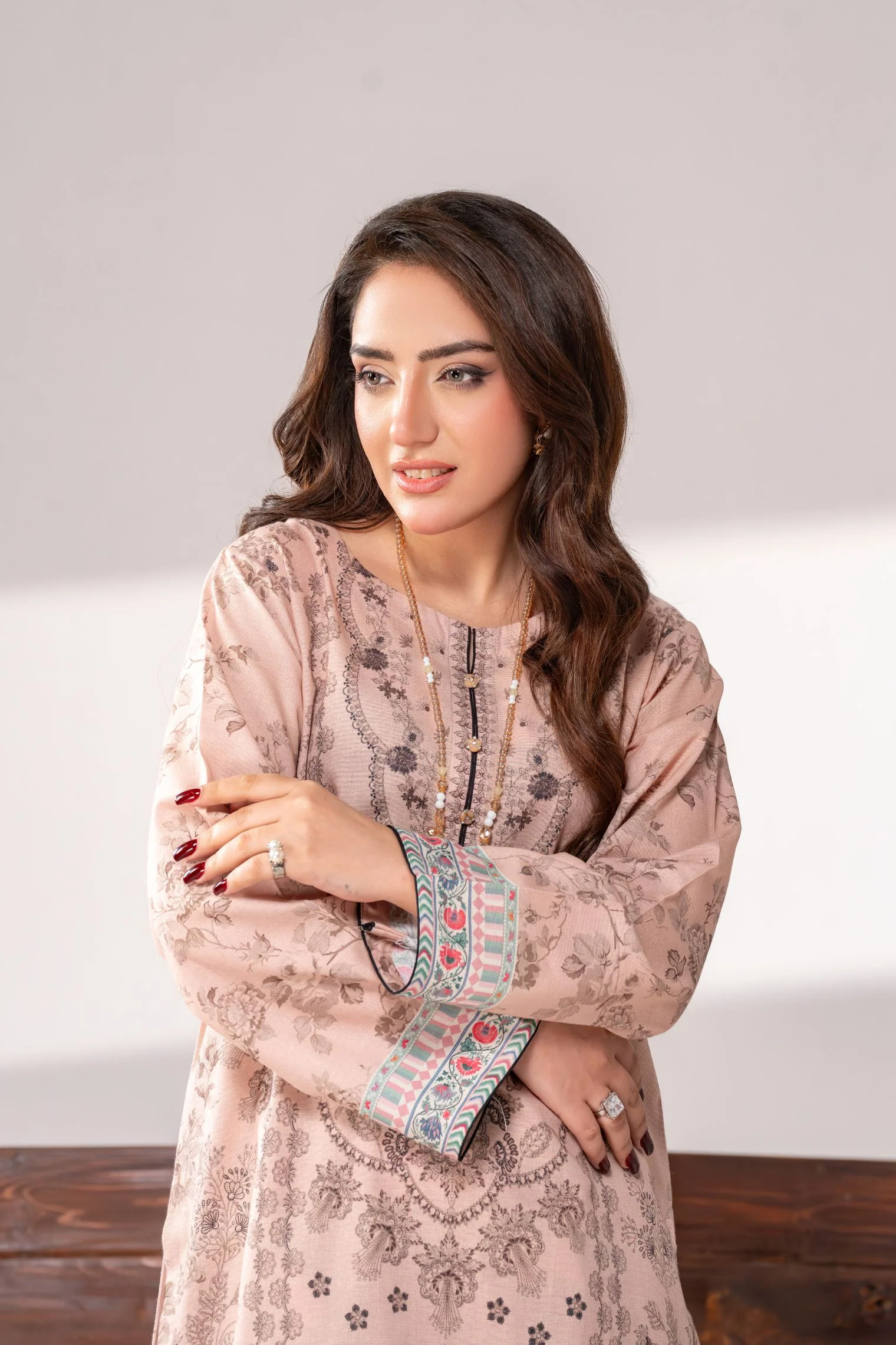 MOTIF KHADDAR PRINTED SUIT-011 - Image 8
