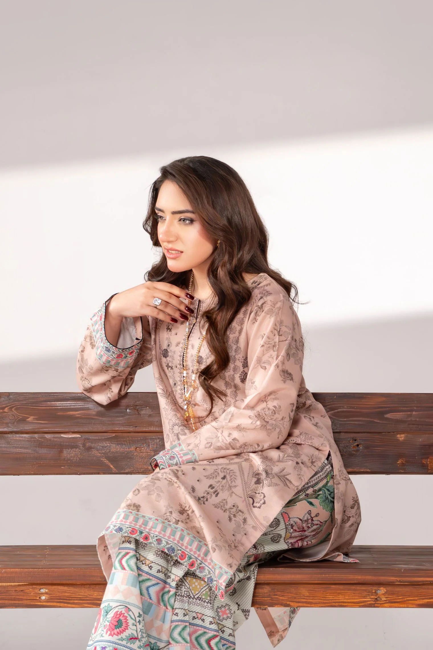MOTIF KHADDAR PRINTED SUIT-011 - Image 9