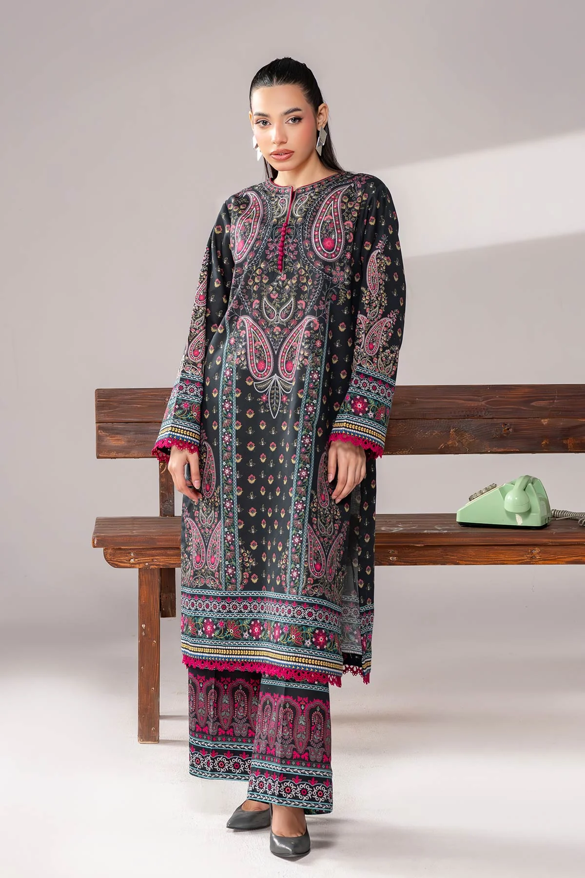MOTIF KHADDAR PRINTED SUIT-012 - Image 6