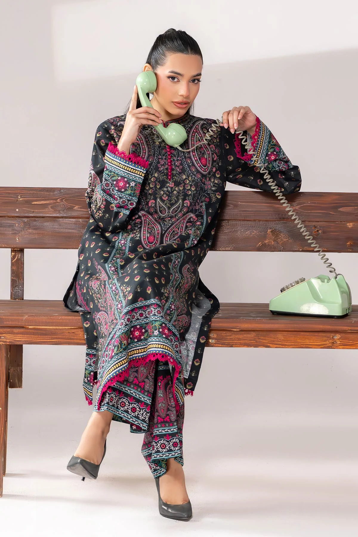 MOTIF KHADDAR PRINTED SUIT-012 - Image 8