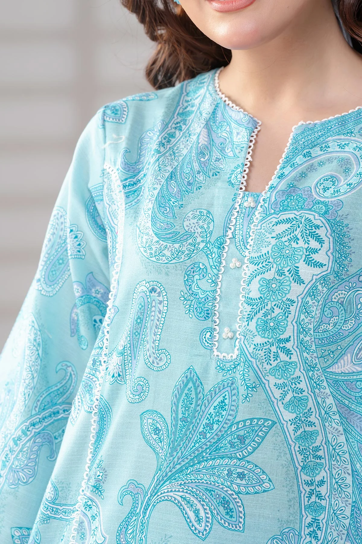 MOTIF KHADDAR PRINTED SUIT-033 - Image 7