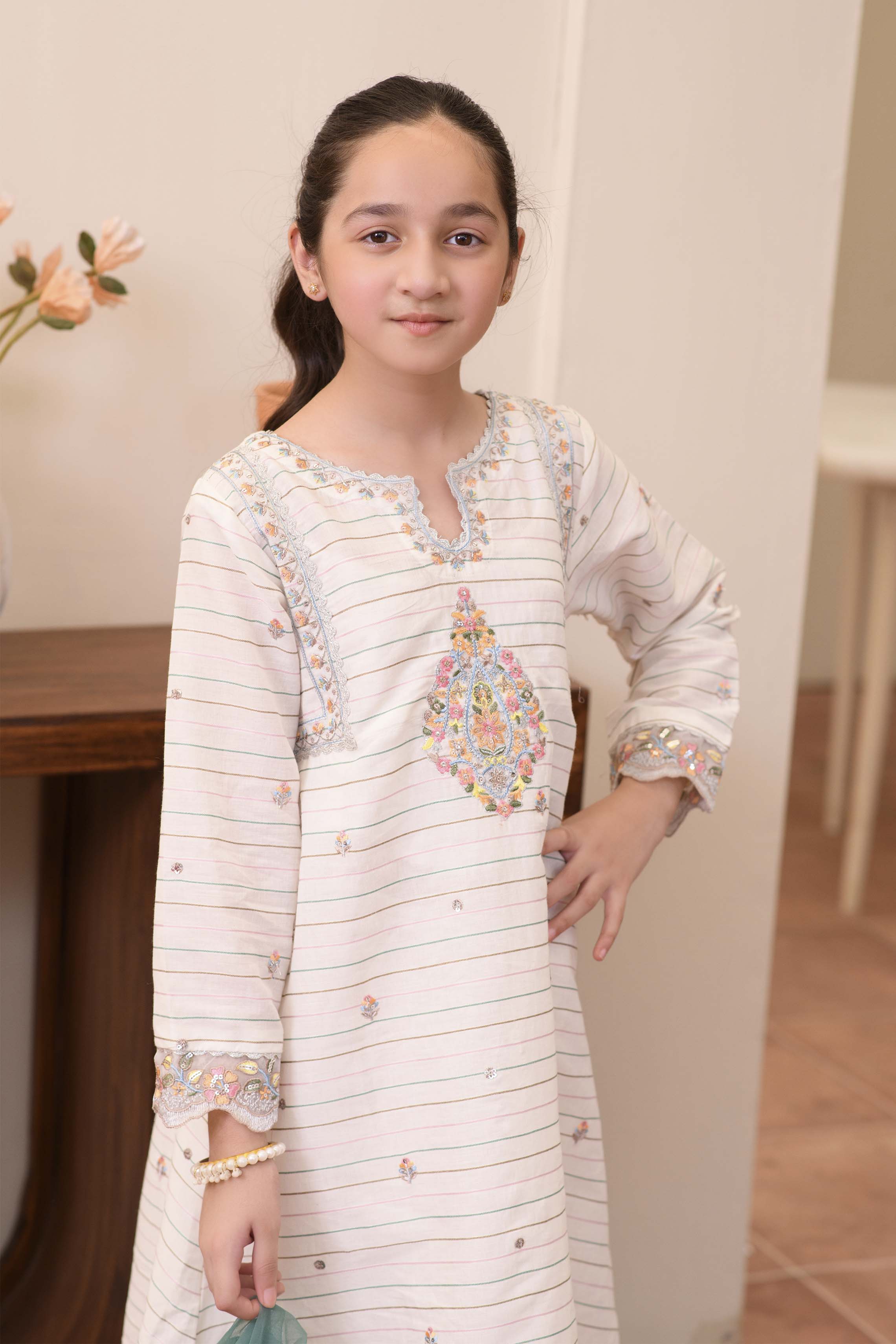 Motif Kids Embroidered Suit-004 - Image 2