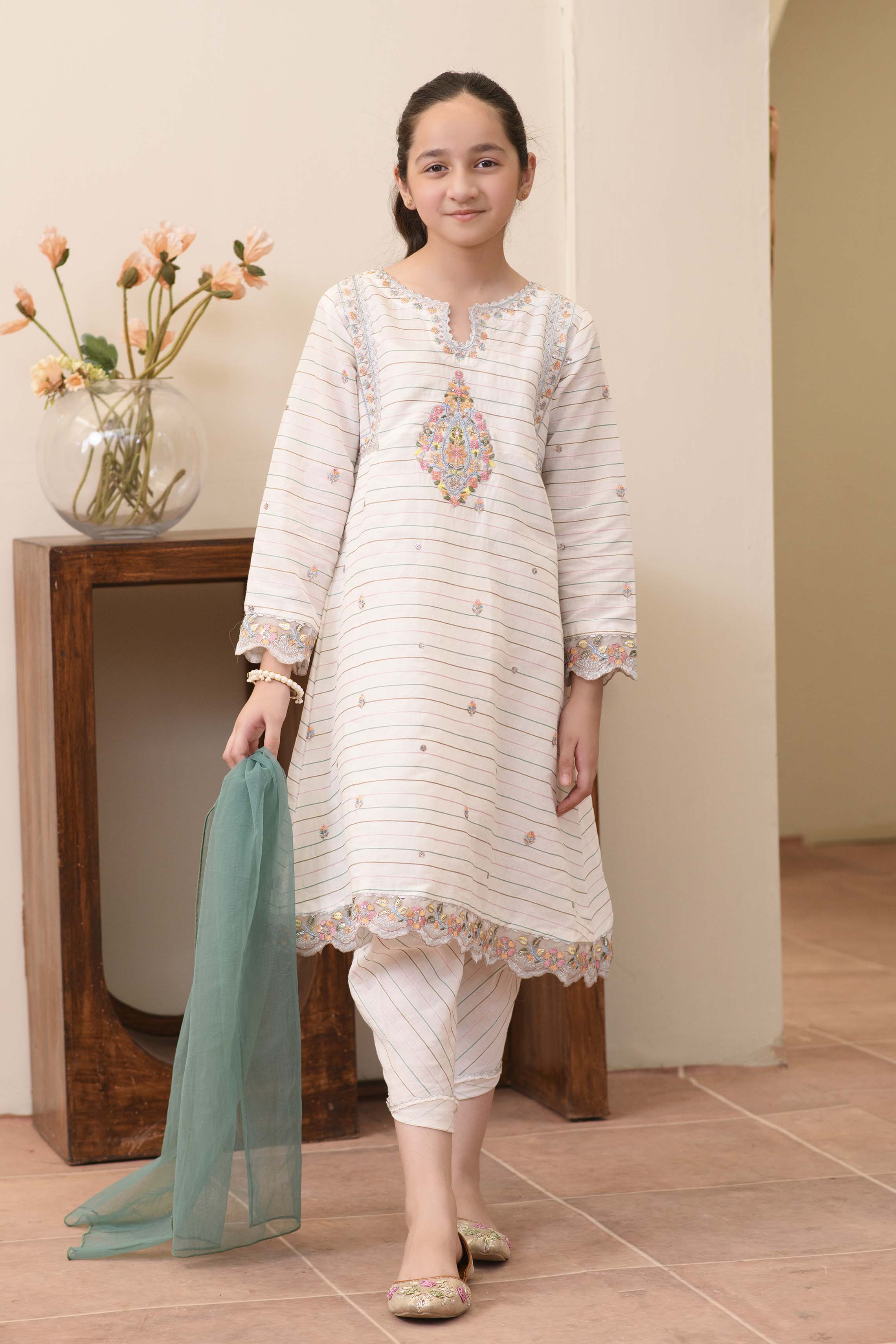 Motif Kids Embroidered Suit-004 - Image 3