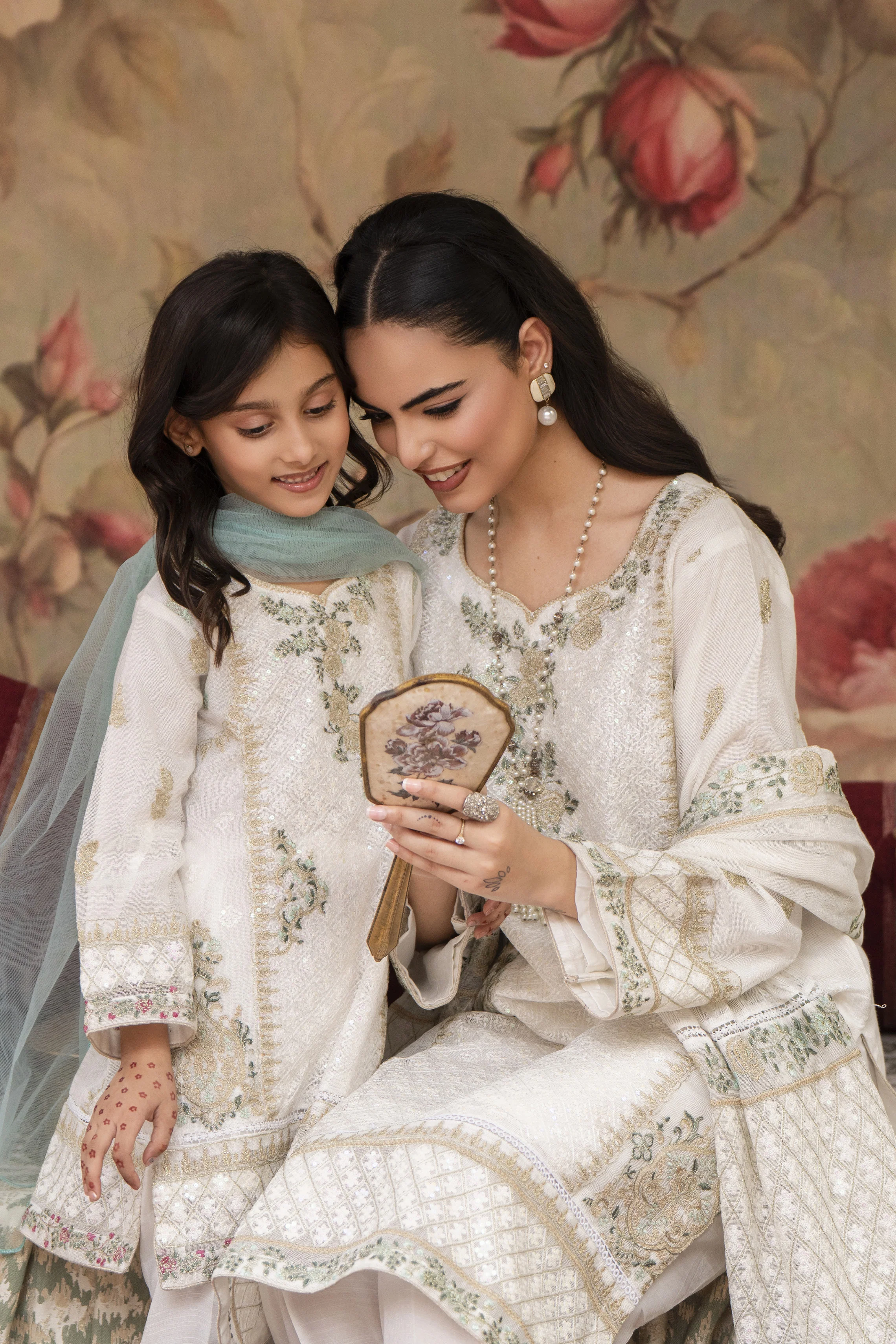 Motif Kids Khaddi Net Embroidered Suit-054 - Image 3