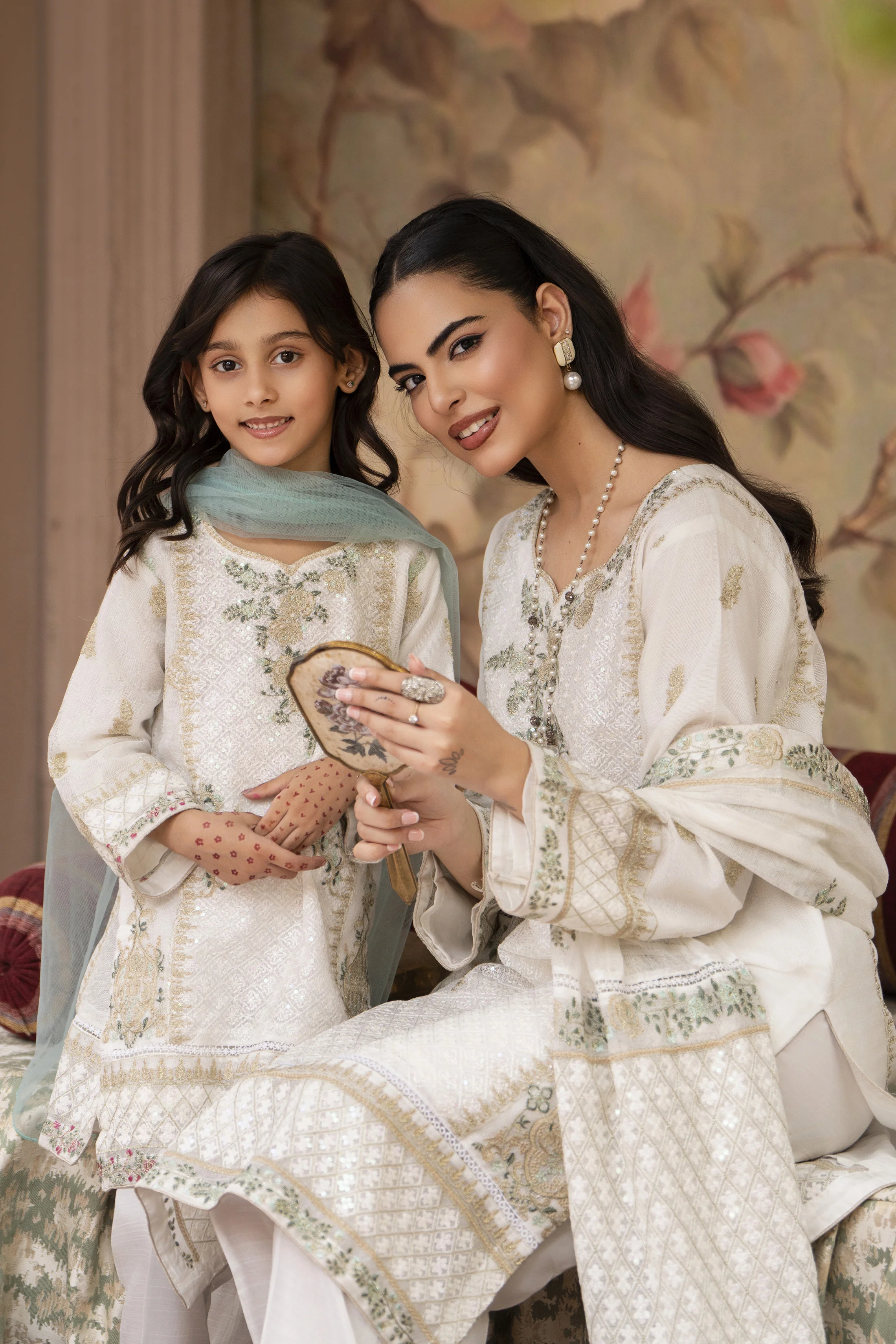 Motif Kids Khaddi Net Embroidered Suit-054 - Image 4