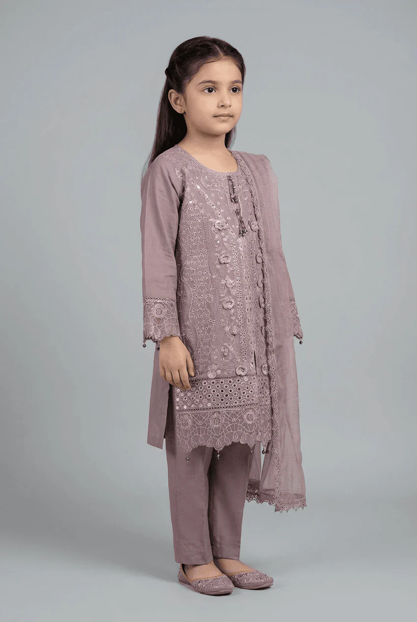 Motif Kids Lawn Embroidered Suit-030-2 - Image 4