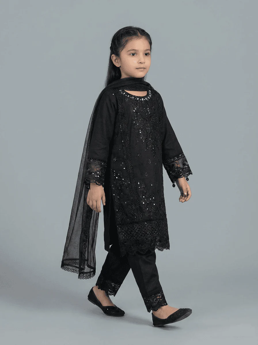 Motif Kids Lawn Embroidered Suit-031 - Image 3