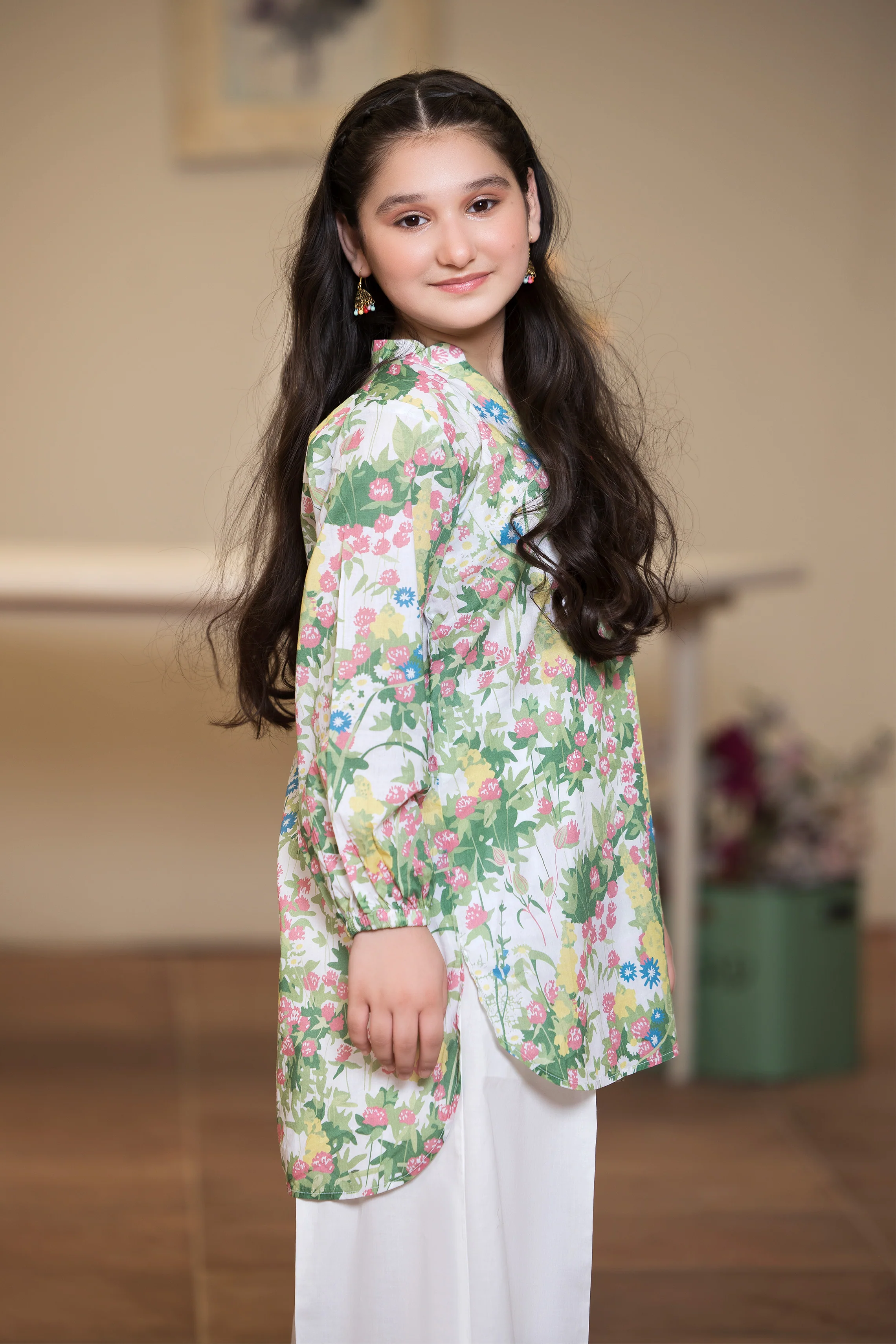 Motif Kids Lawn Printed Co-ord Set-005 - Image 3