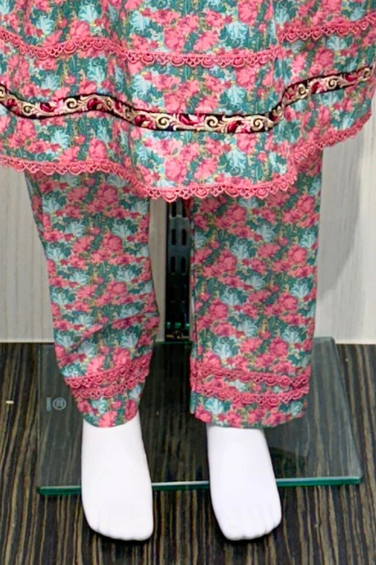 Motif Kids Lawn Printed Suit-25609 - Image 10