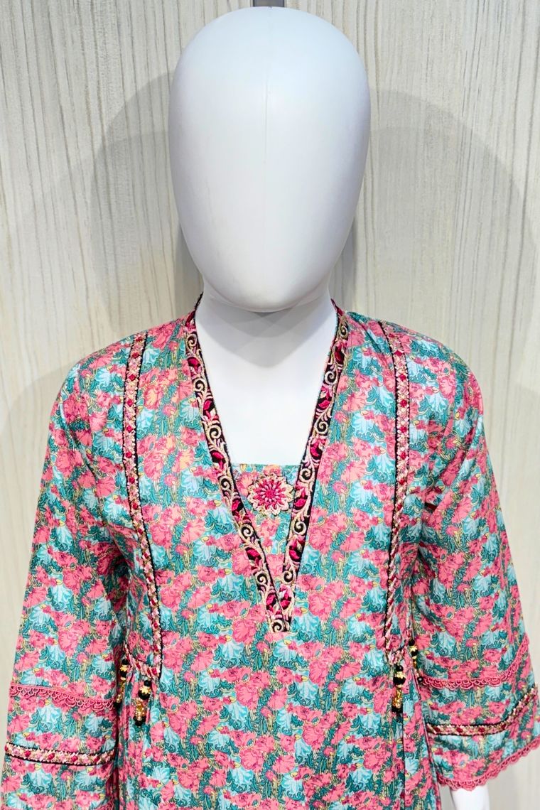 Motif Kids Lawn Printed Suit-25609 - Image 8