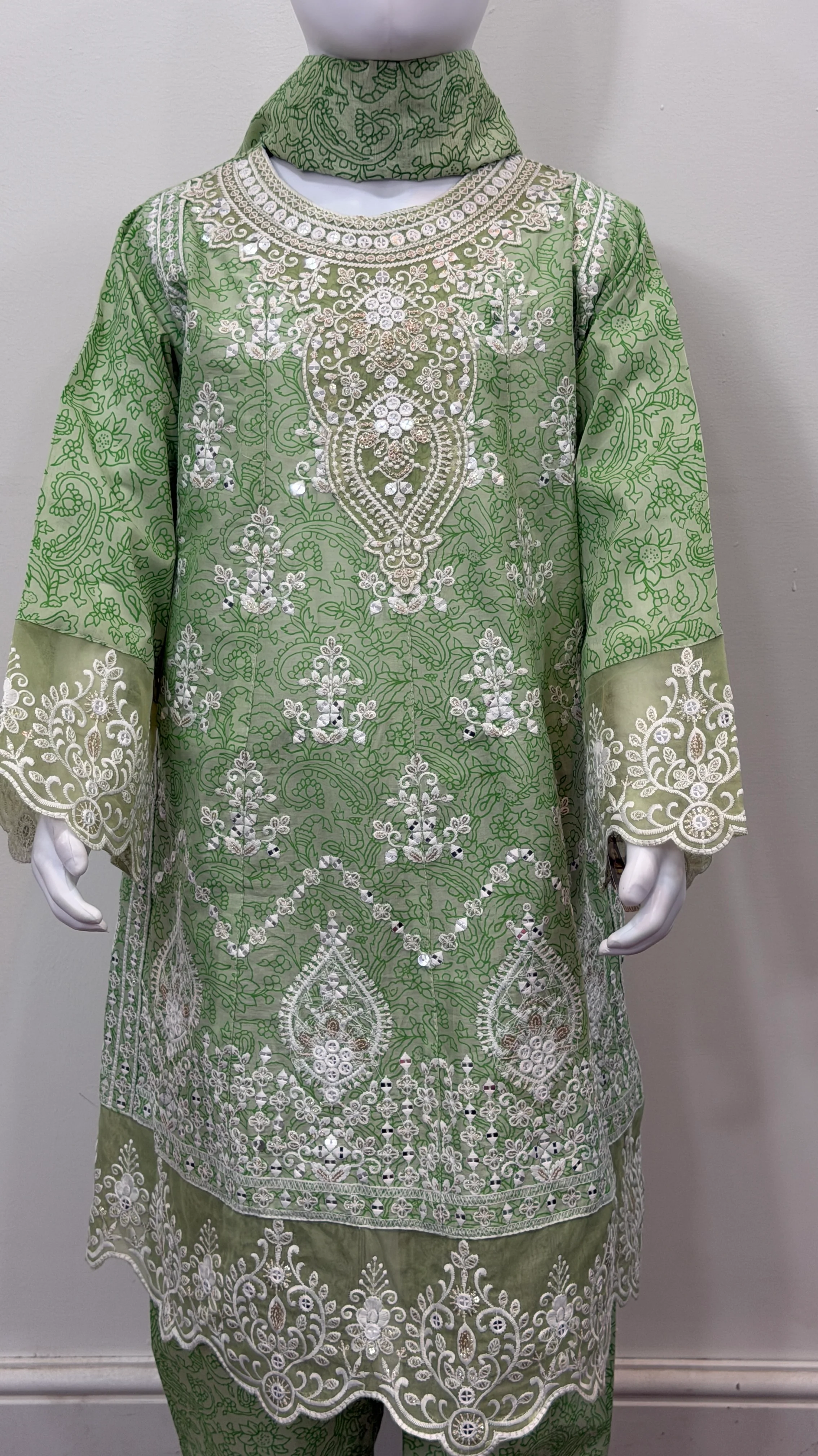 Motif Kids Lawn Printed Suit-26521 - Image 5