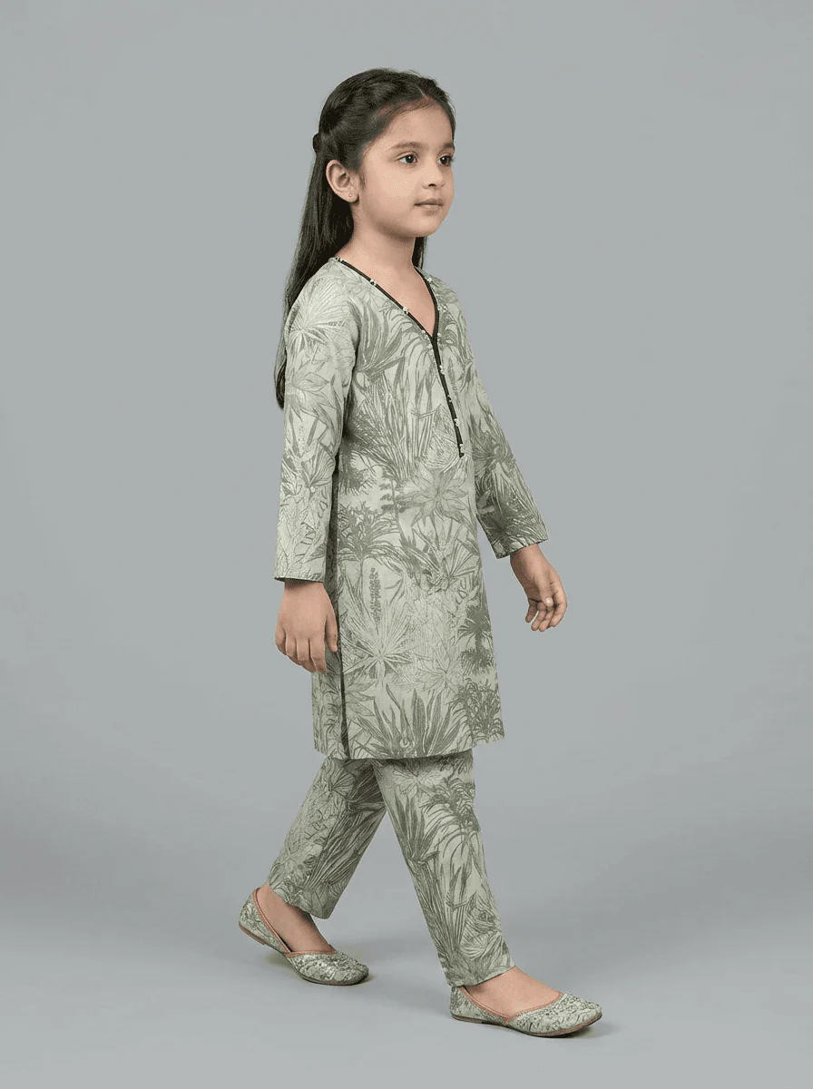 Motif Kids Printed Cambric Co-ord Set-014 - Image 3