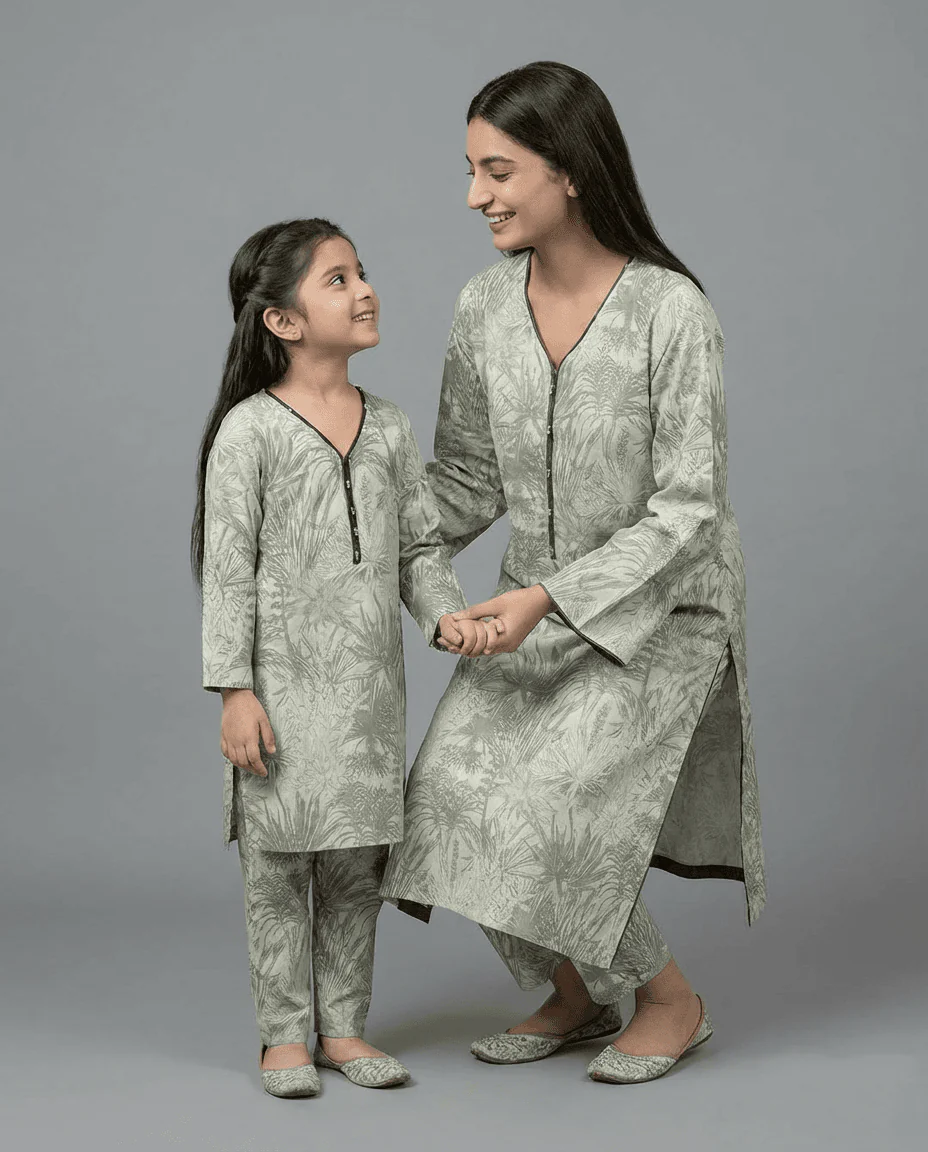 Motif Kids Printed Cambric Co-ord Set-014 - Image 5