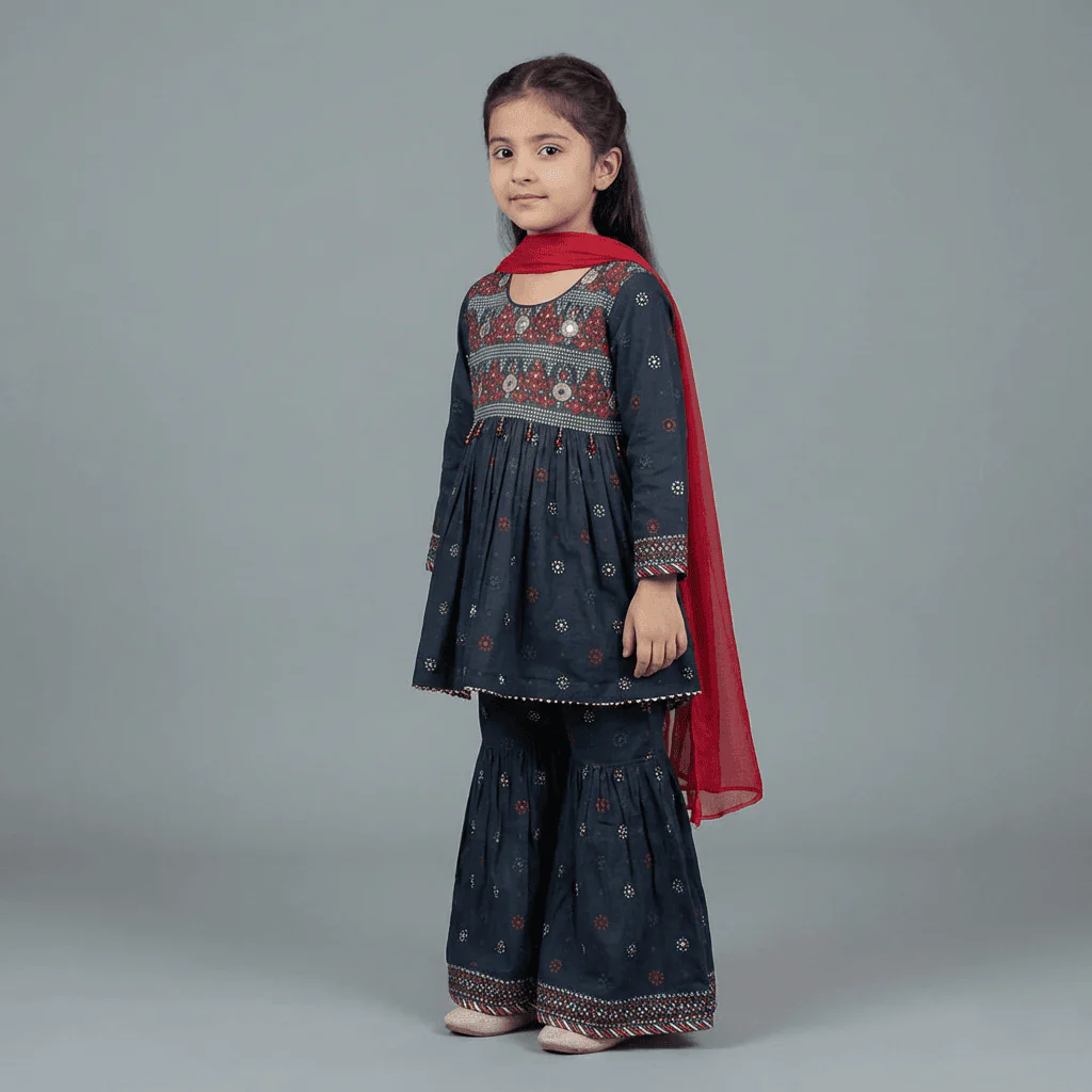 Motif Kids Printed Suit-26437 - Image 2