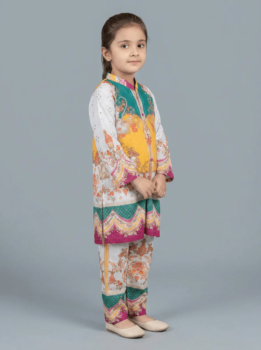 Motif Kids Printed Suit-26601 - Image 2