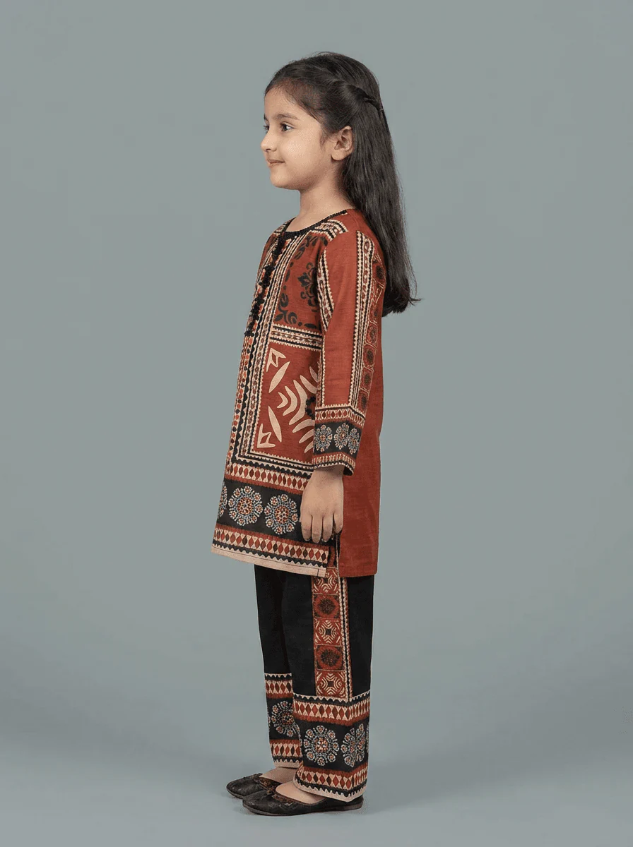 Motif Kids Printed Suit-26607 - Image 4
