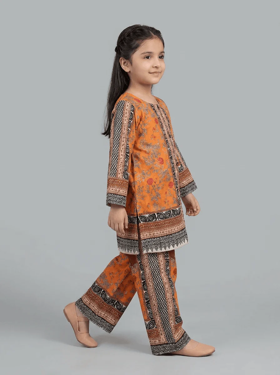 Motif Kids Printed Suit-26602 - Image 2