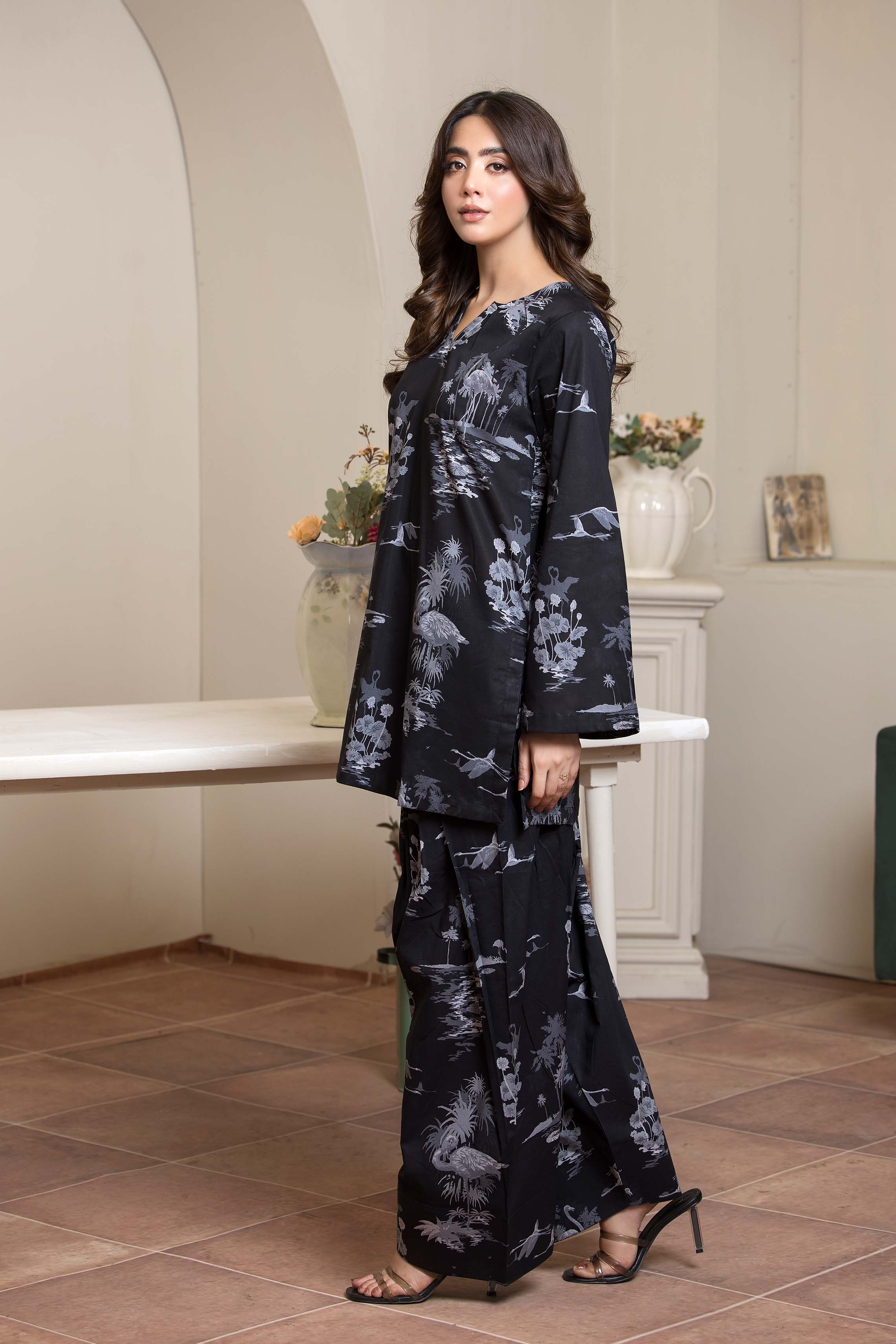 Motif Lawn Printed Co-ord Set-002 - Image 6