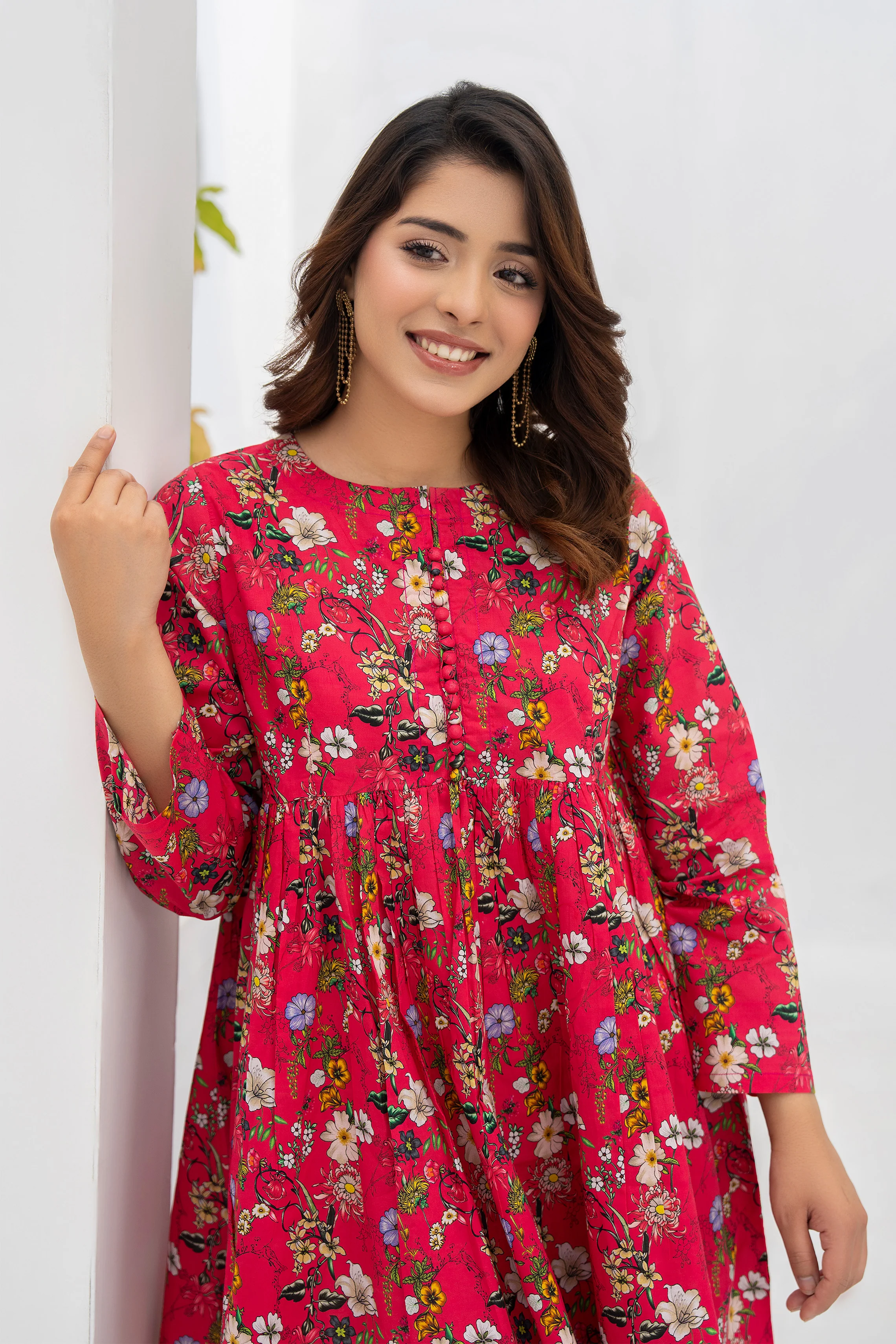 Motif Lawn Printed Co-ord Set-022 - Image 5