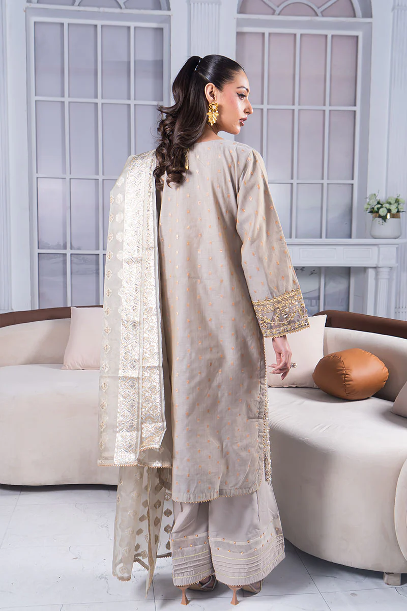 Motif Lorus Jacquard Embroidered Suit-357 - Image 5