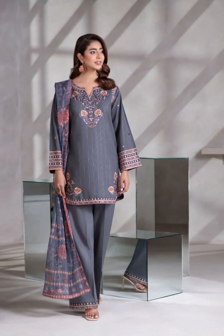 Motif Mesori Embroidered Suit-003 - Image 3