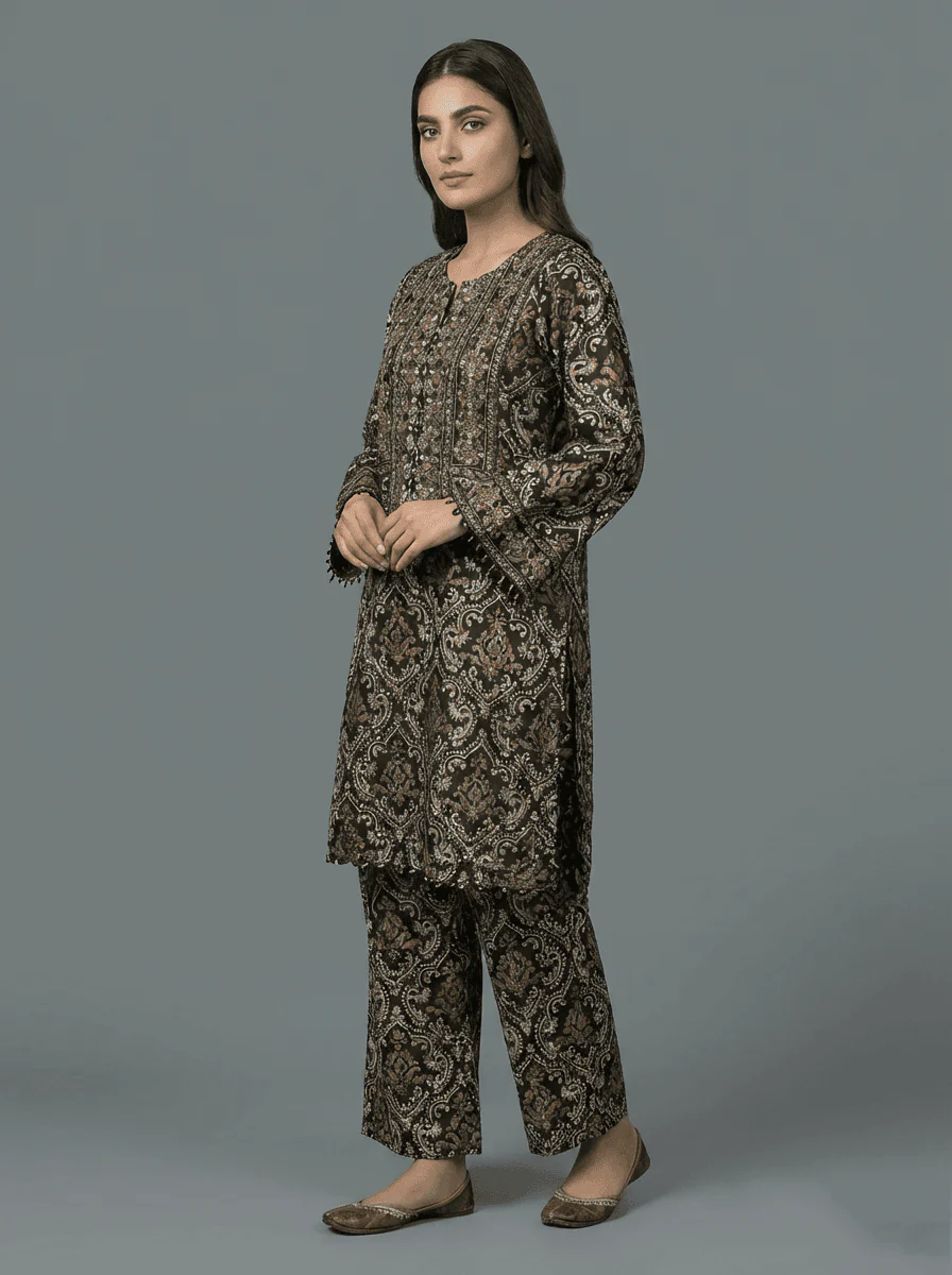 Motif Munar Embroidered Suit-3964 - Image 3
