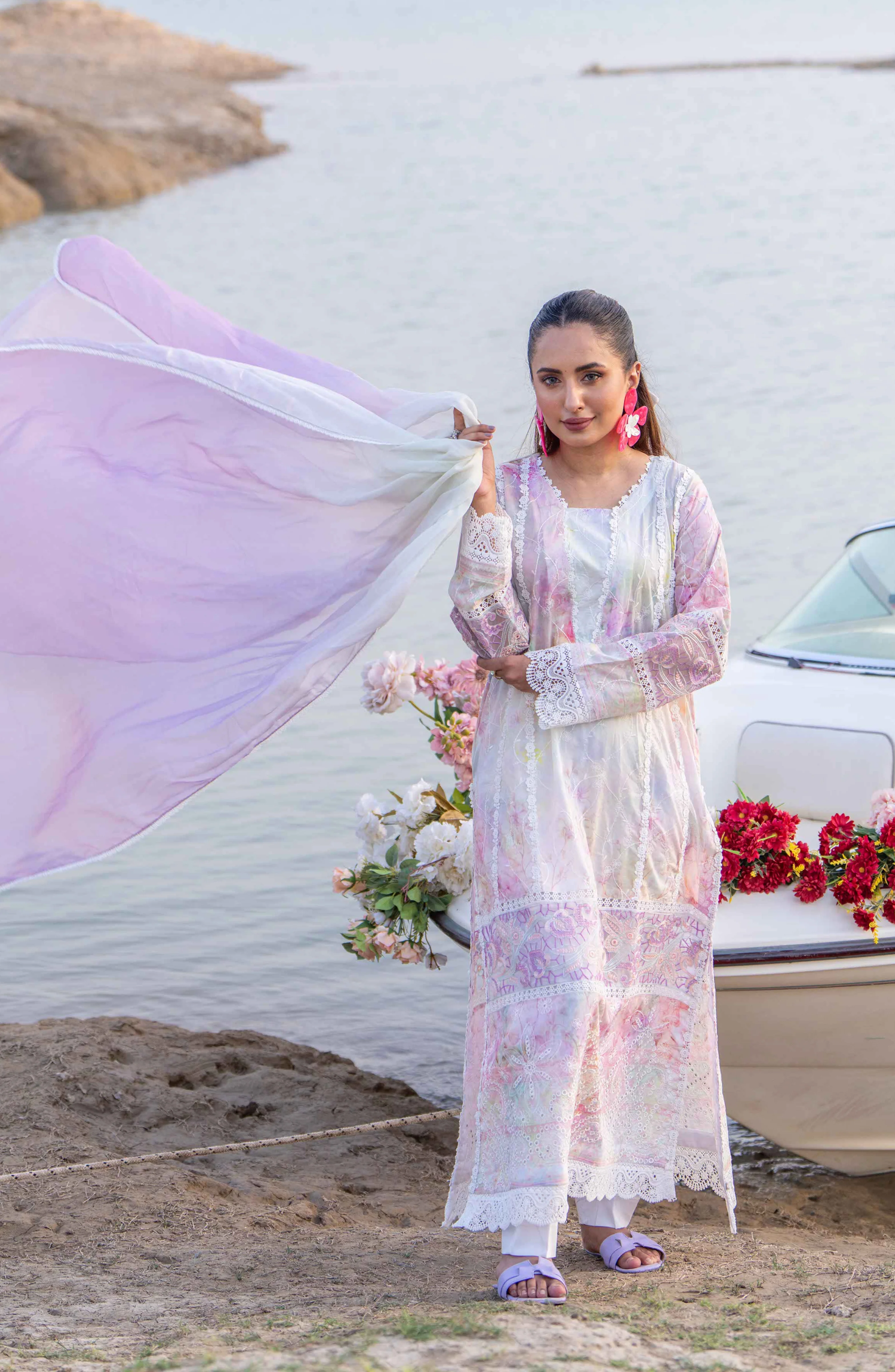 Motif Satrangi Print-Kari Suit-005 - Image 4