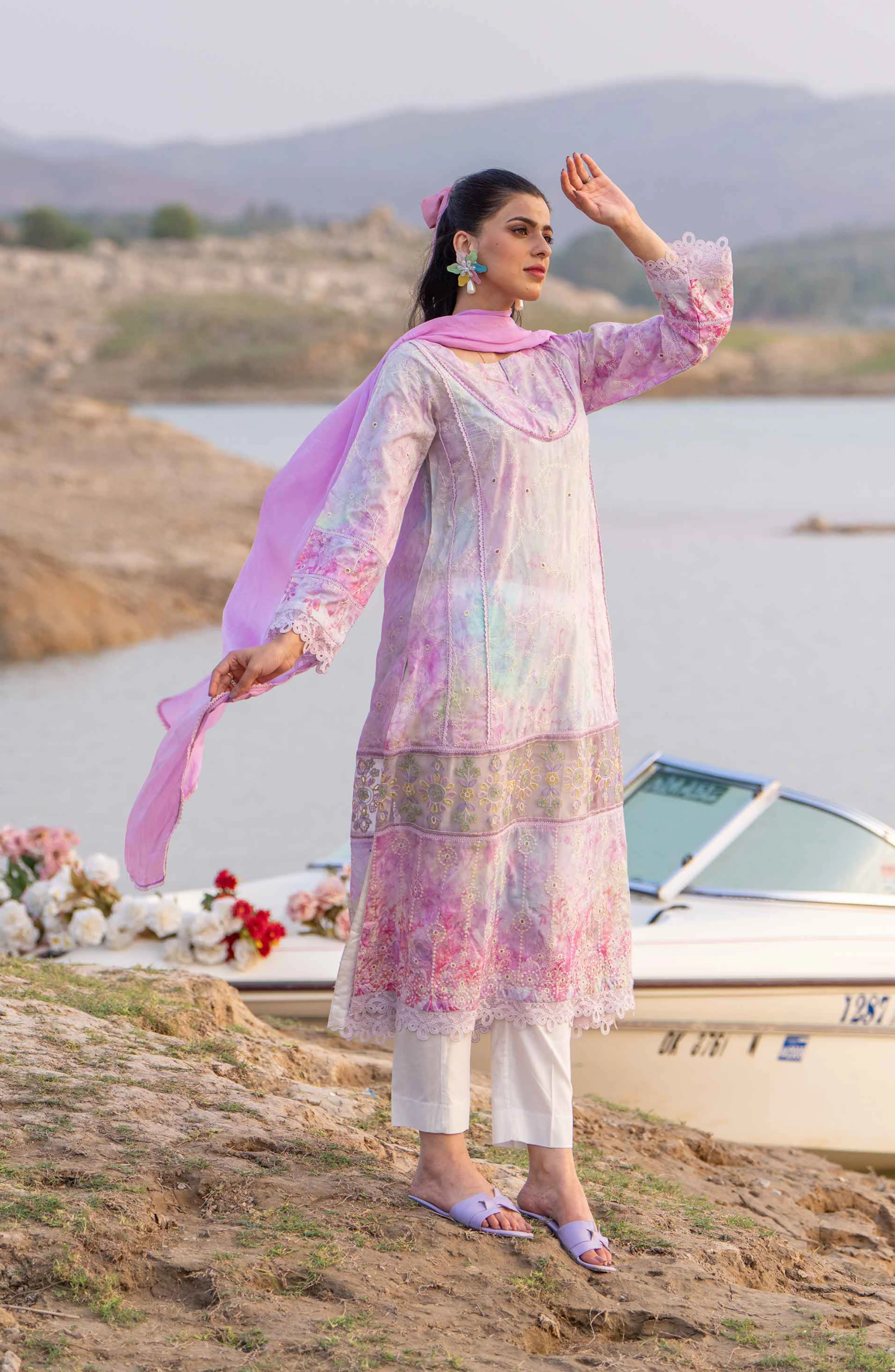 Motif Satrangi Print-Kari Suit-007-A