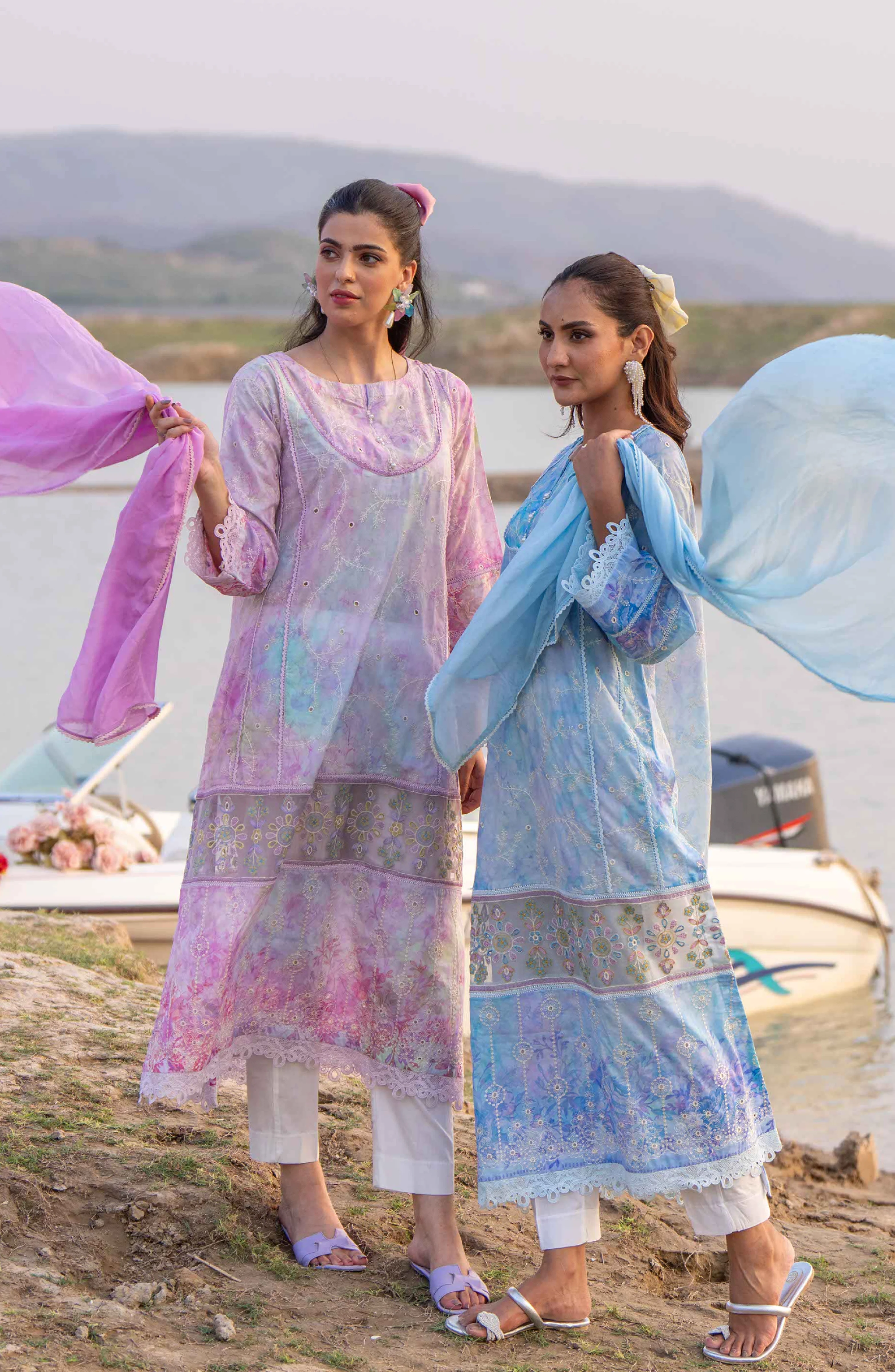 Motif Satrangi Print-Kari Suit-007-A - Image 5