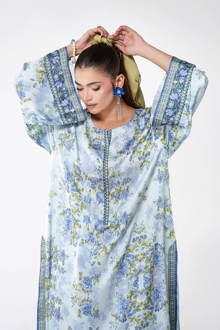 Motif Silk Printed Co-ord Set-3968 - Image 3