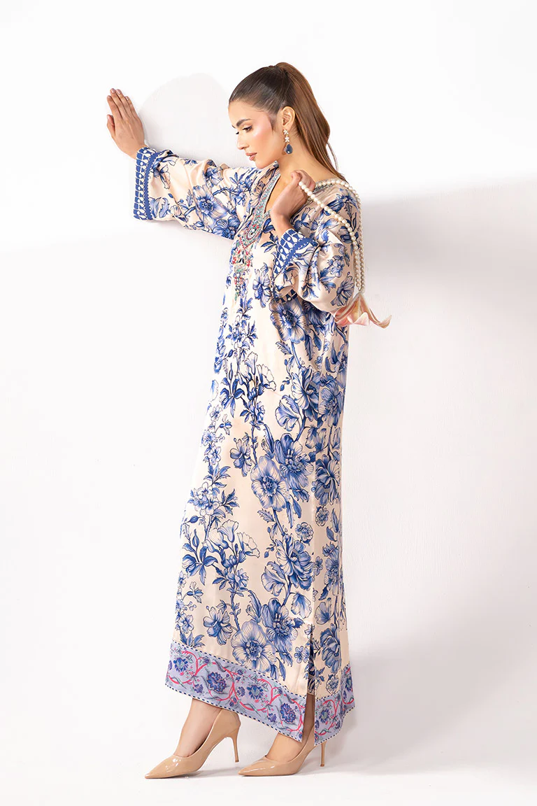 Motif Silk Printed Co-ord Set-3969 - Image 6